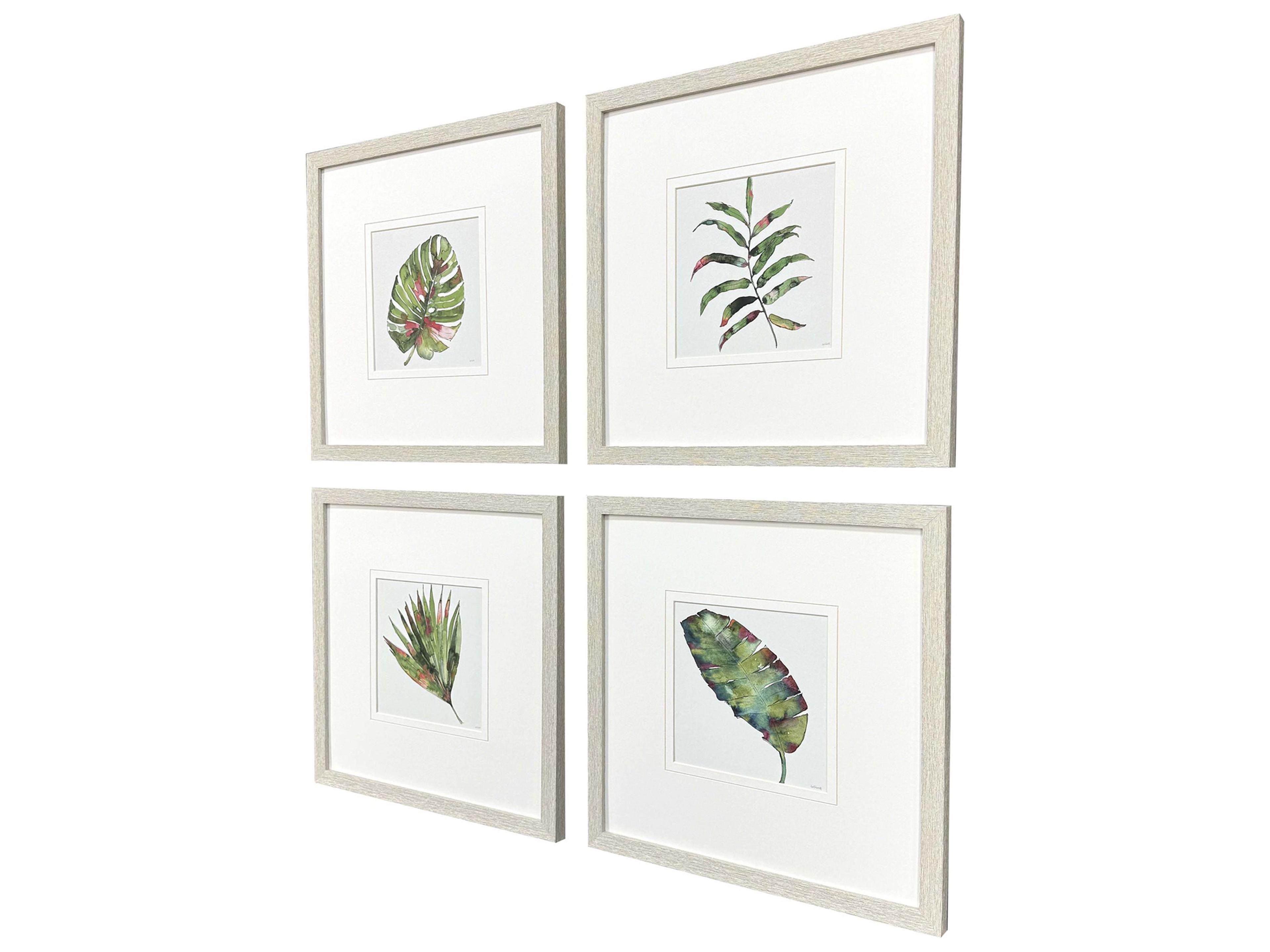 Paragon Palm Springs Leaves Framed Art - Set of 4