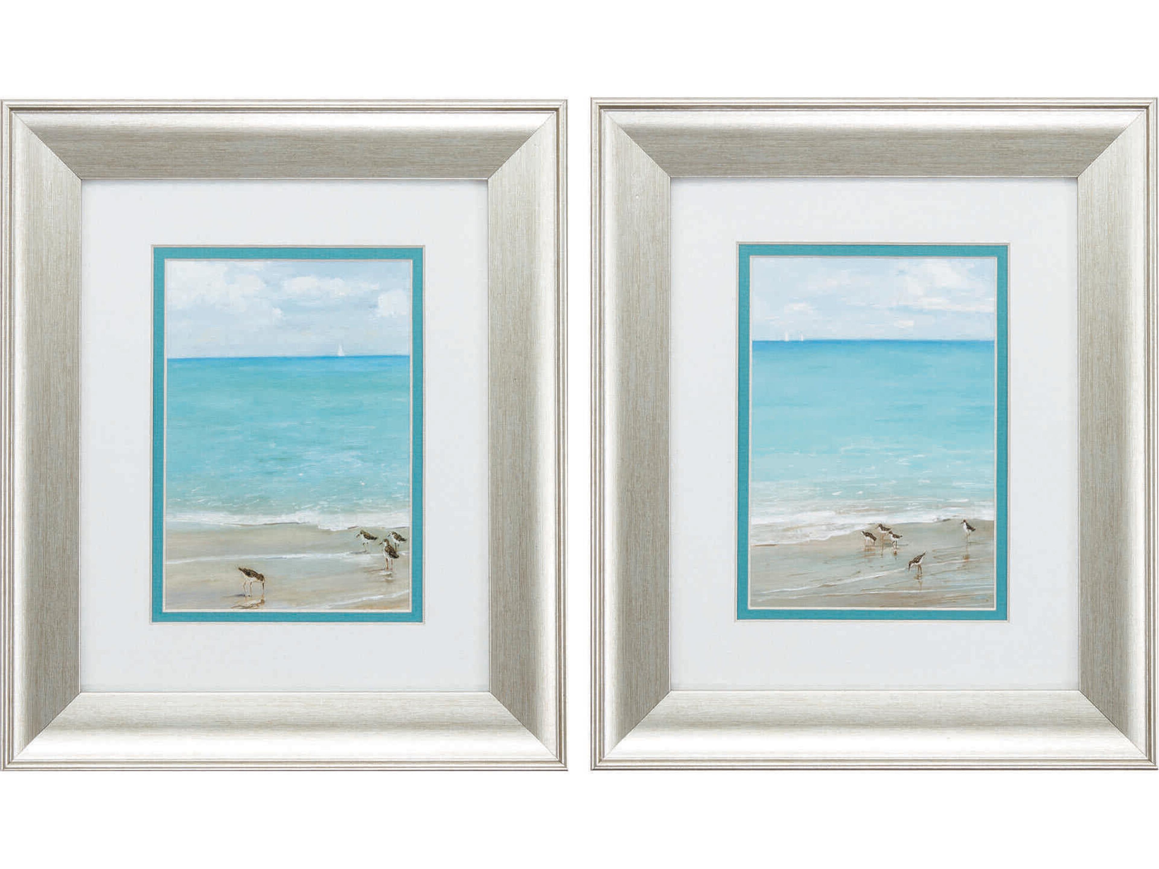 Paragon Waterside Sunday at the Shore Wall Art Set of 2