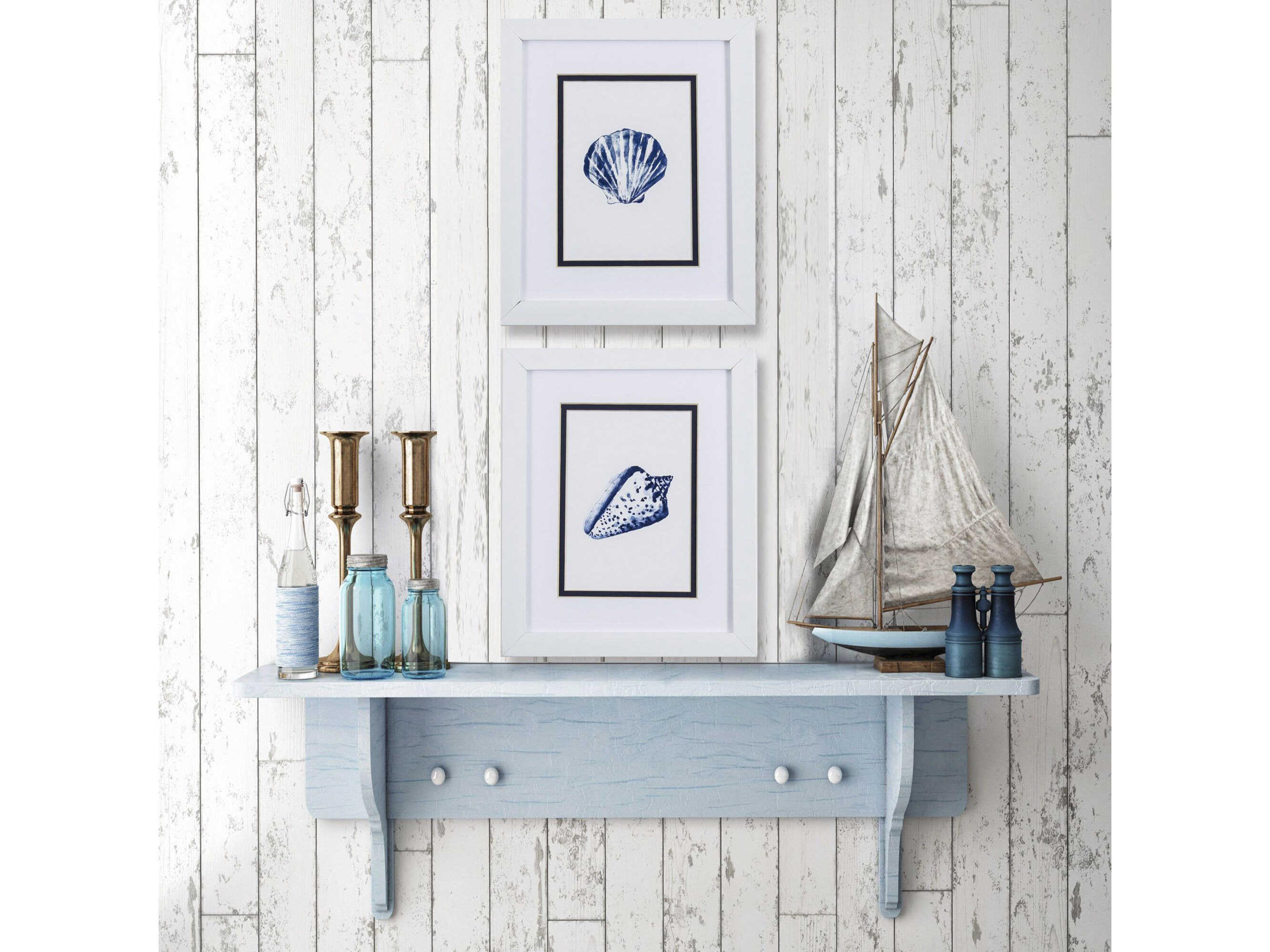 Paragon Waterside Clam Shell Wall Art Set of 2