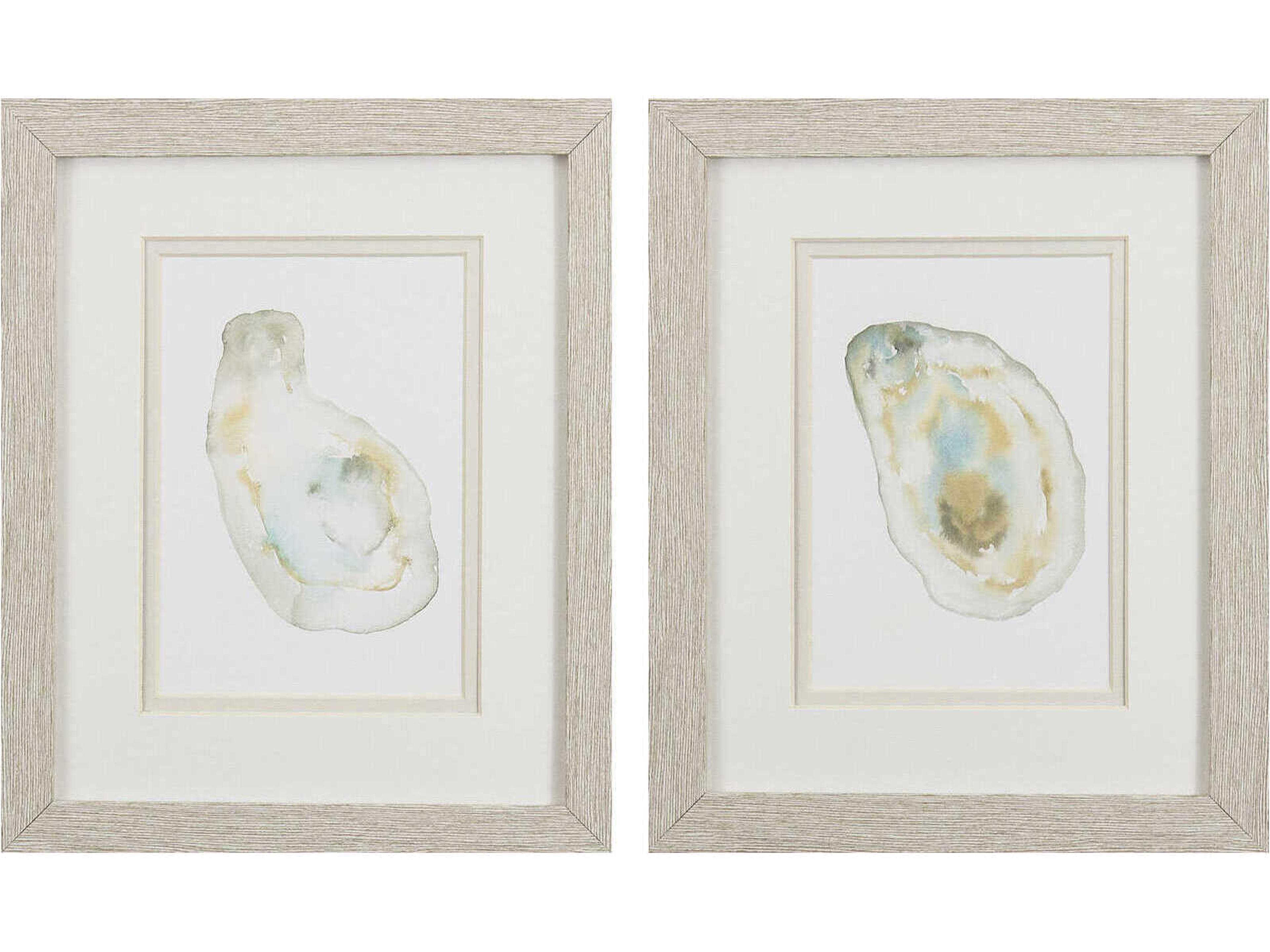 Paragon Waterside Oyster Wall Art Set of 2