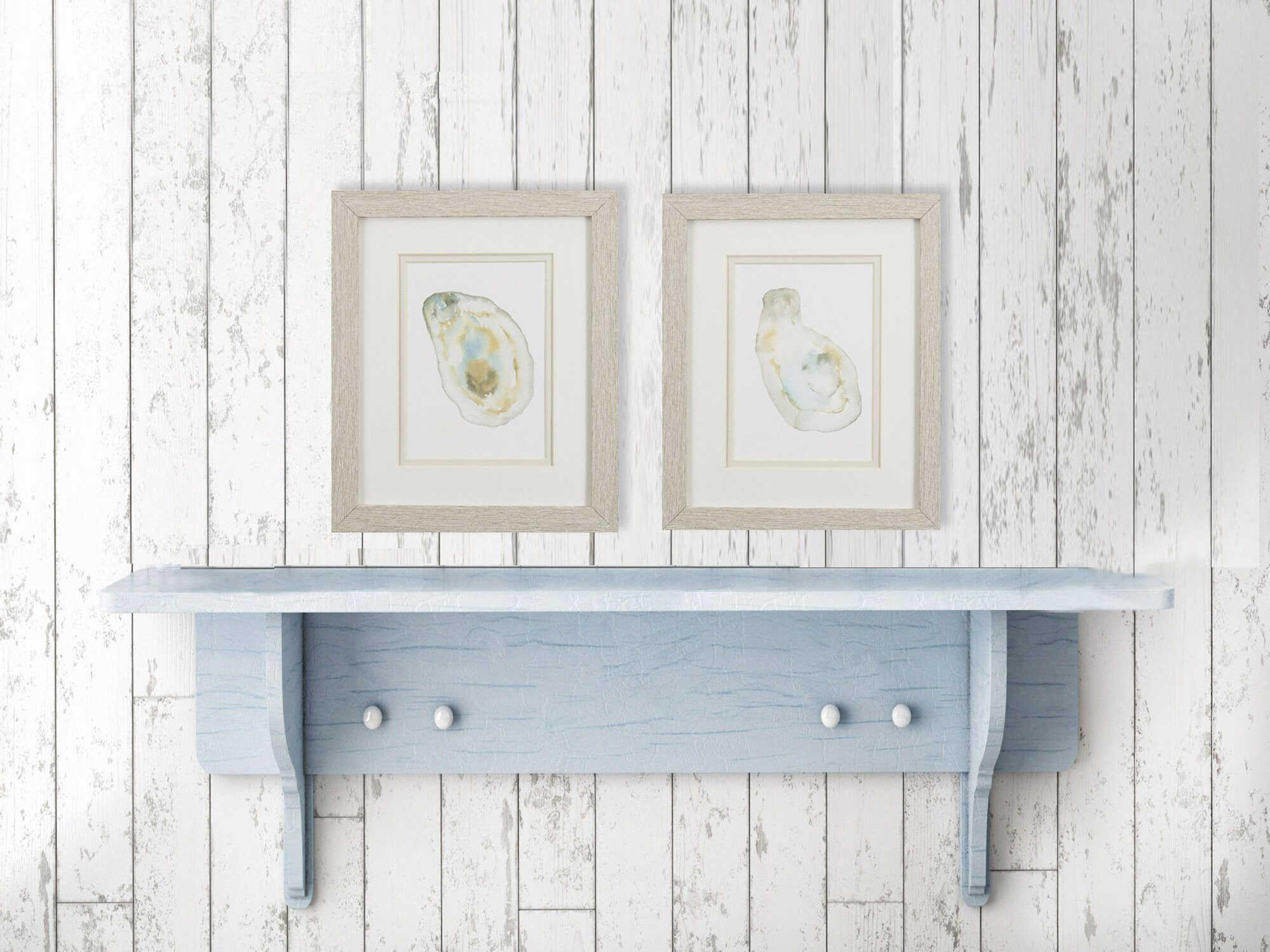 Paragon Waterside Oyster Wall Art Set of 2