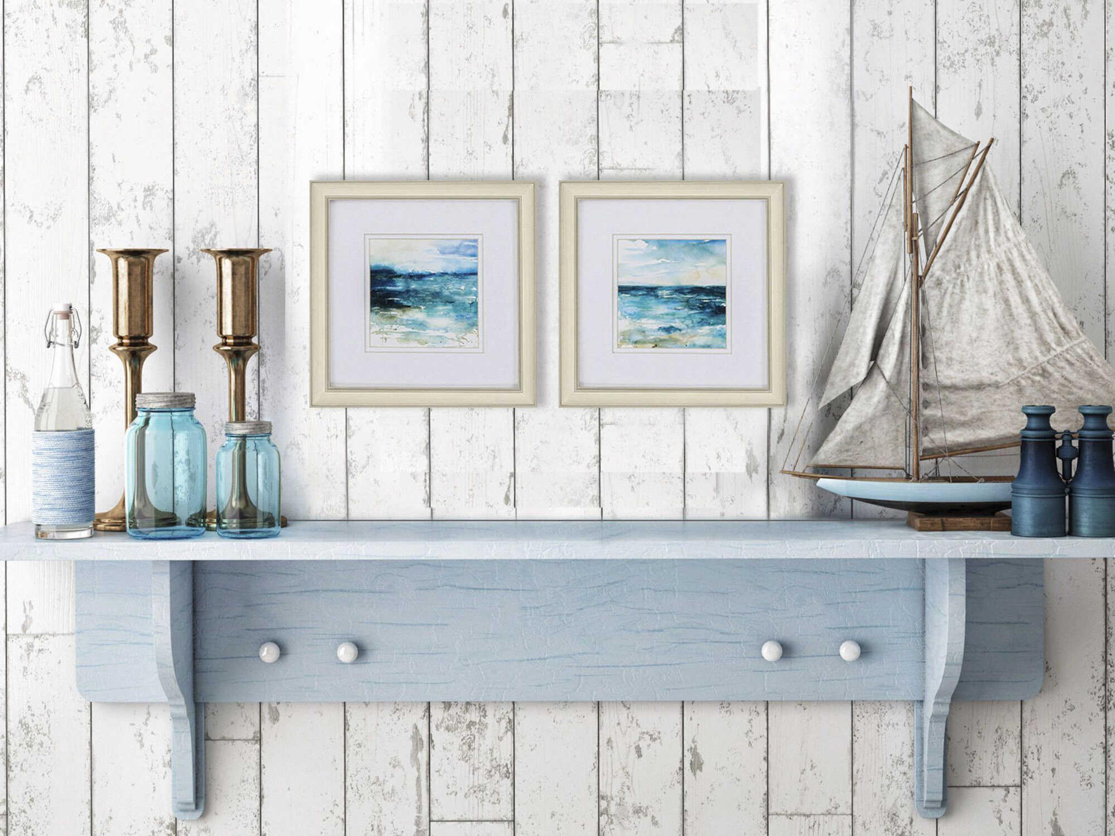 Paragon Waterside Ocean Break Wall Art Set of 2