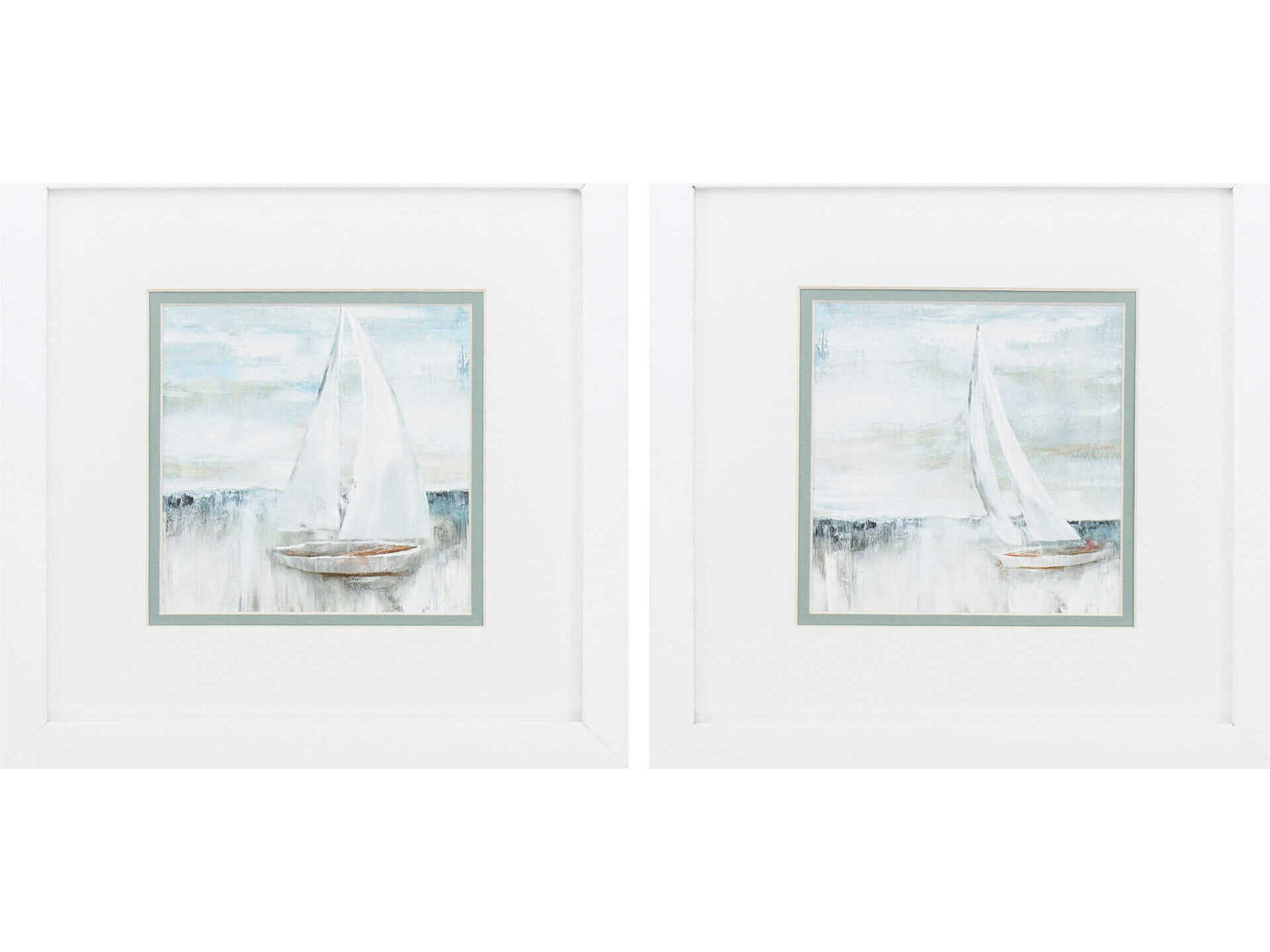 Waterside Soft Sail Wall Art Set of 2
