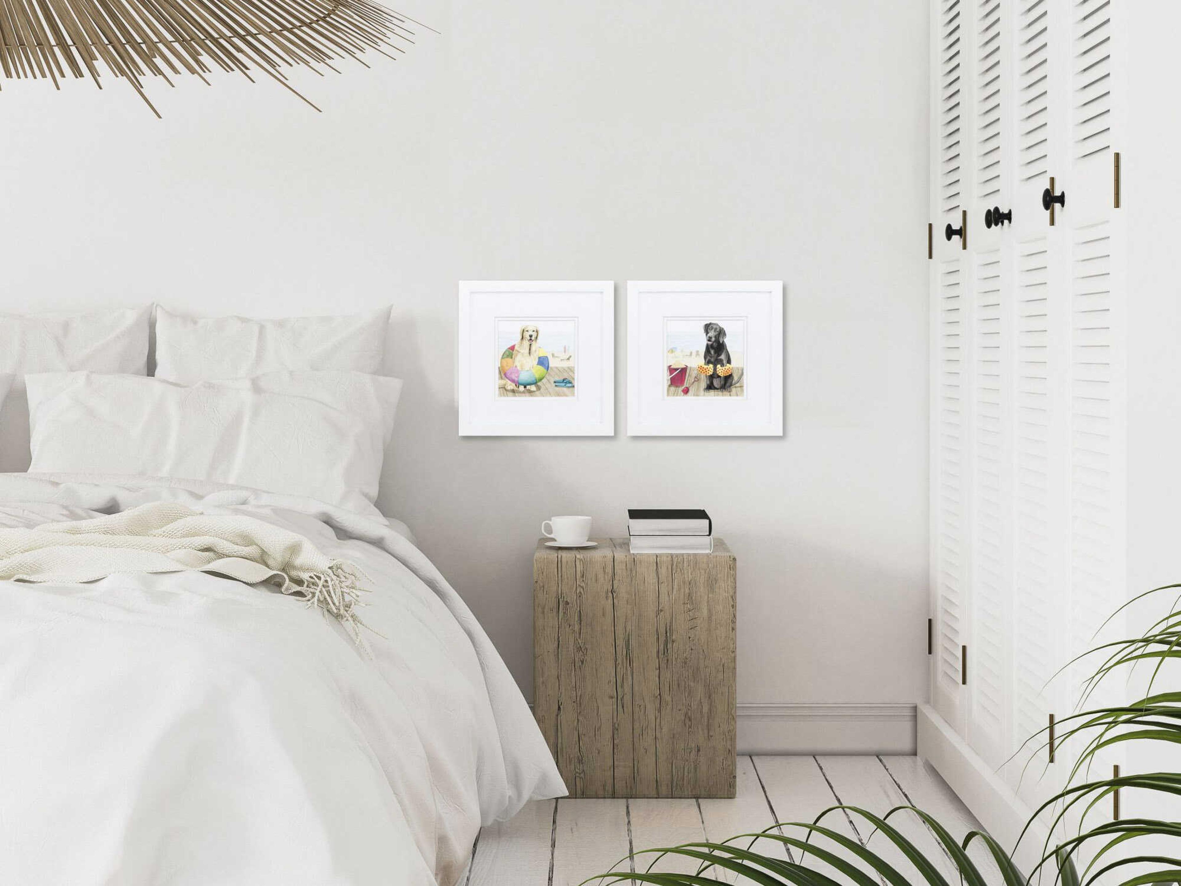 Paragon Waterside Lets Go Boardwalk Wall Art Set of 2