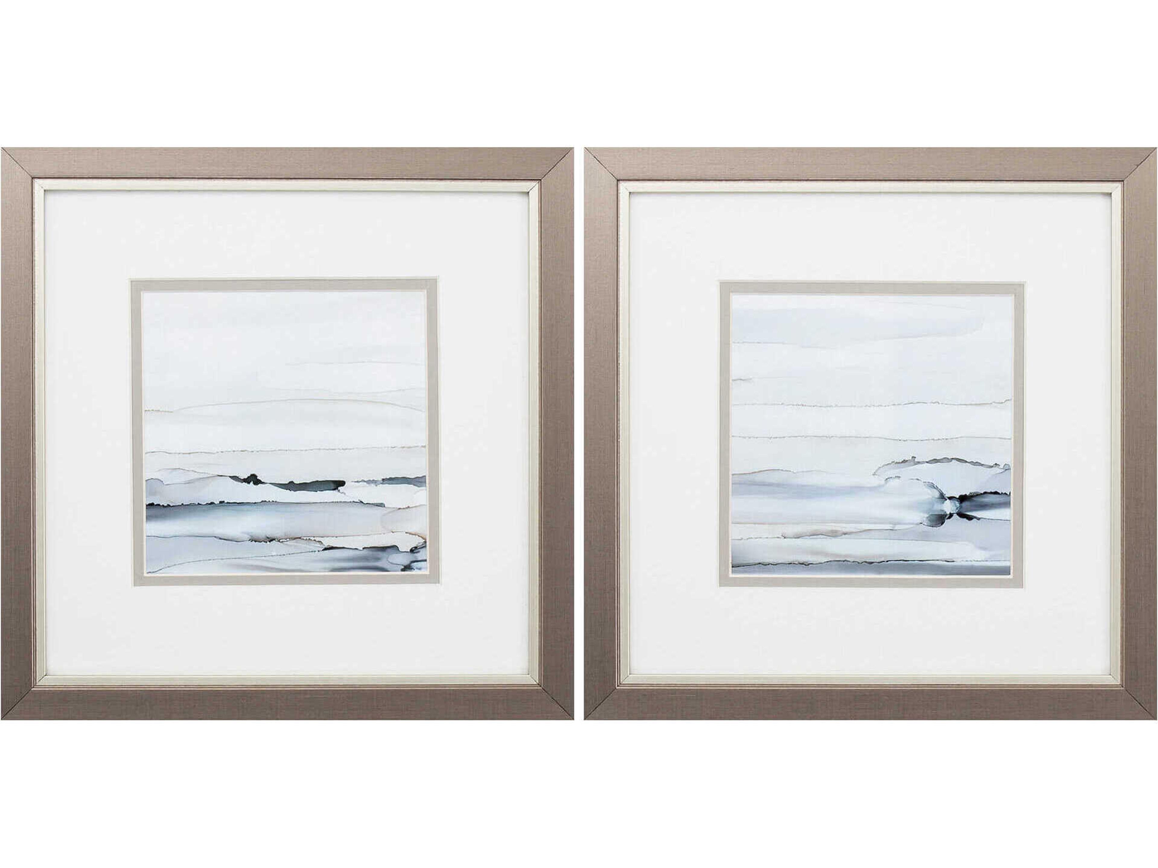 Abstract Sunkissed Horizons Wall Art Set of 2