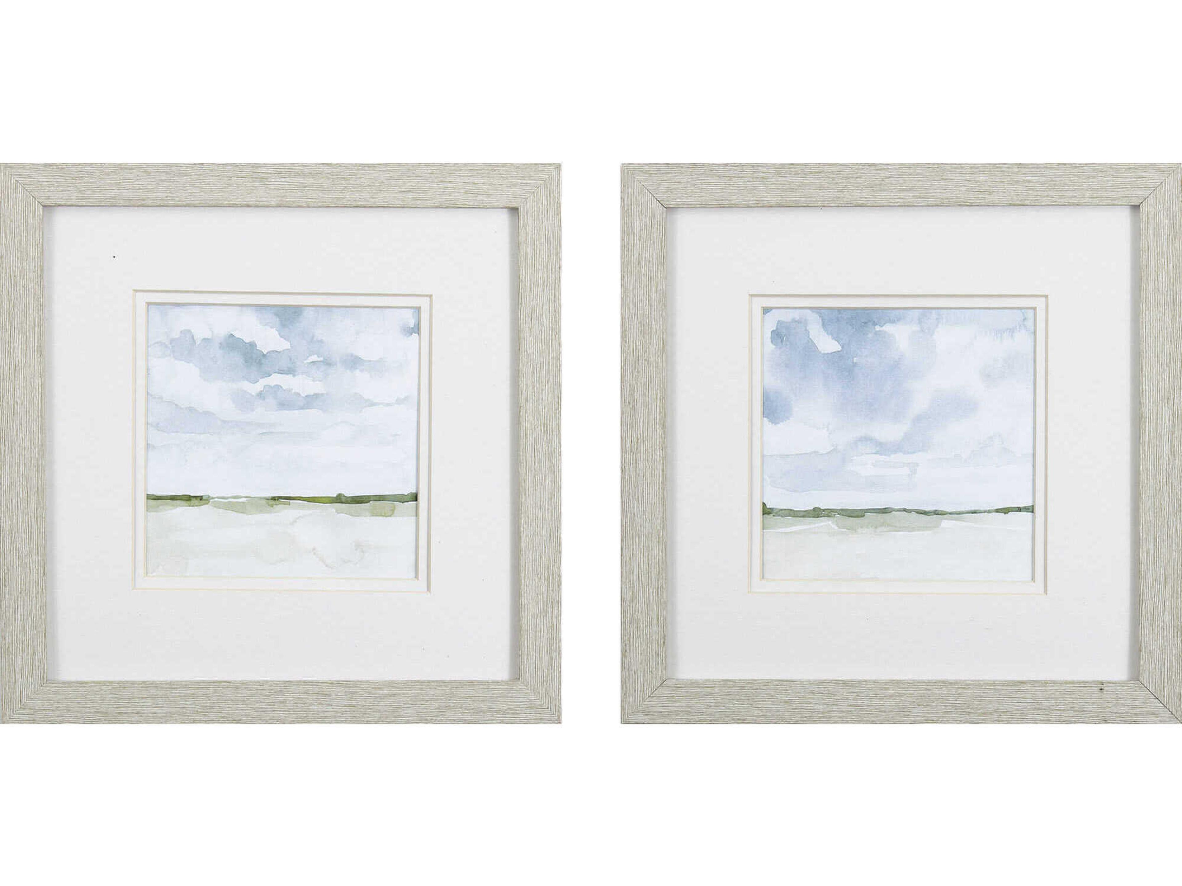 Paragon Landscapes Field After Rain Wall Art Set of 2