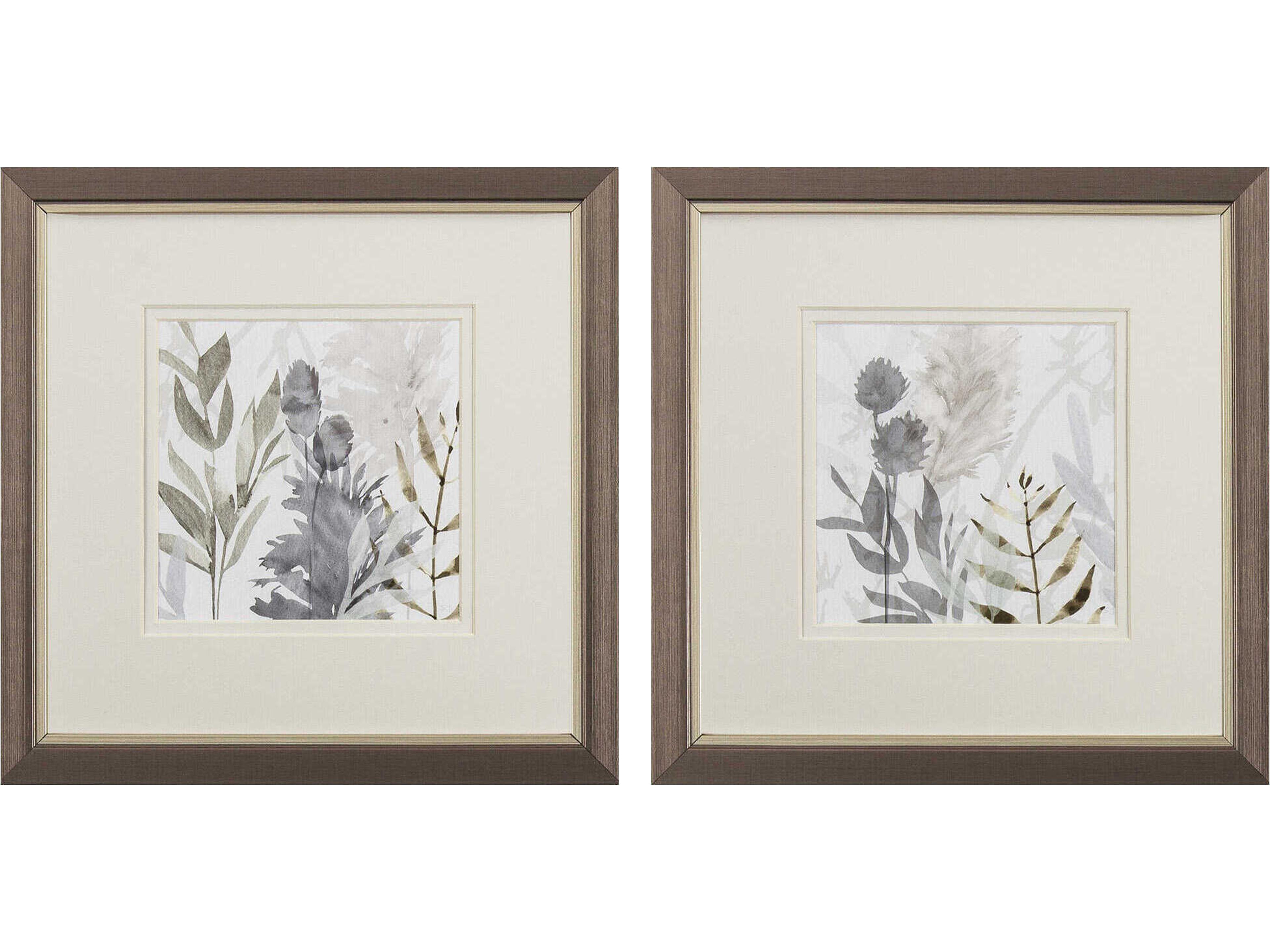 Florals Shadow Woods Wall Art Set of 2