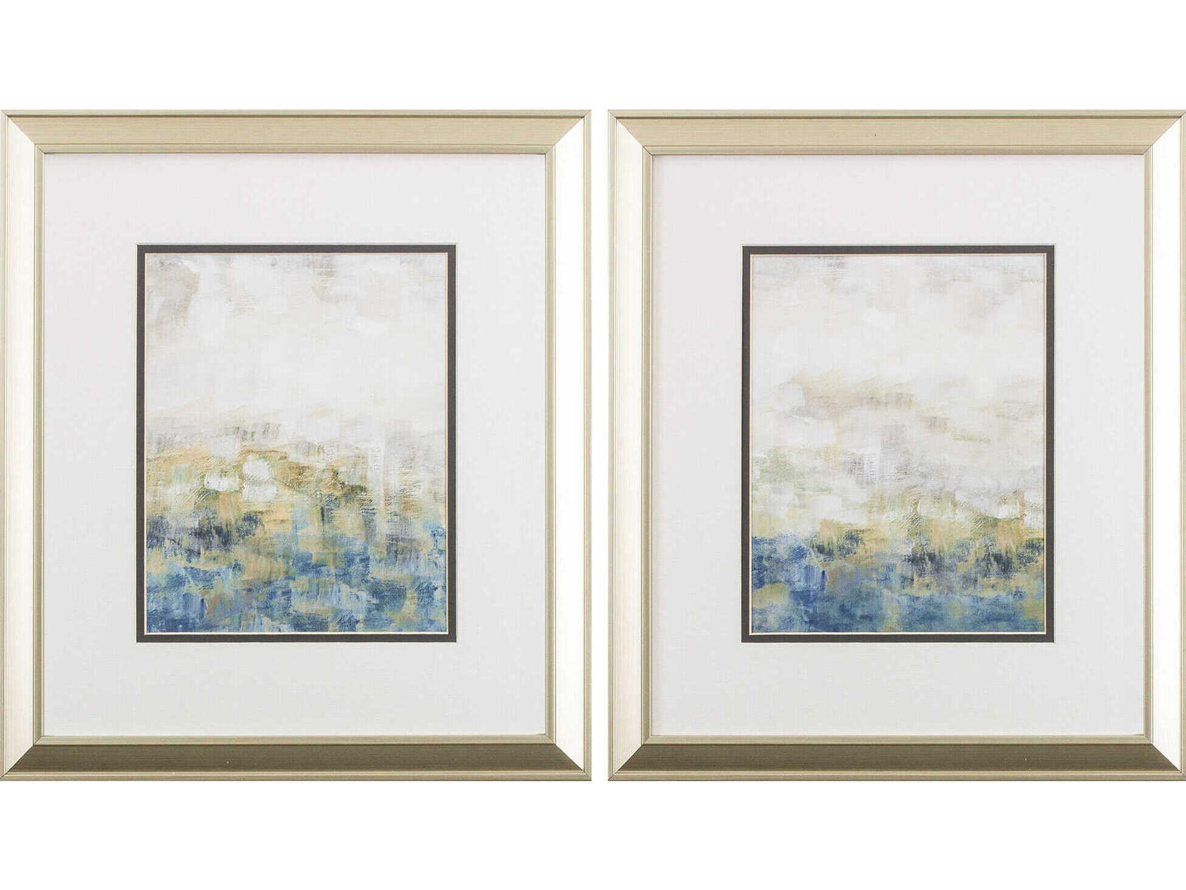 Paragon Abstract Color Block Meadow Wall Art Set of 2