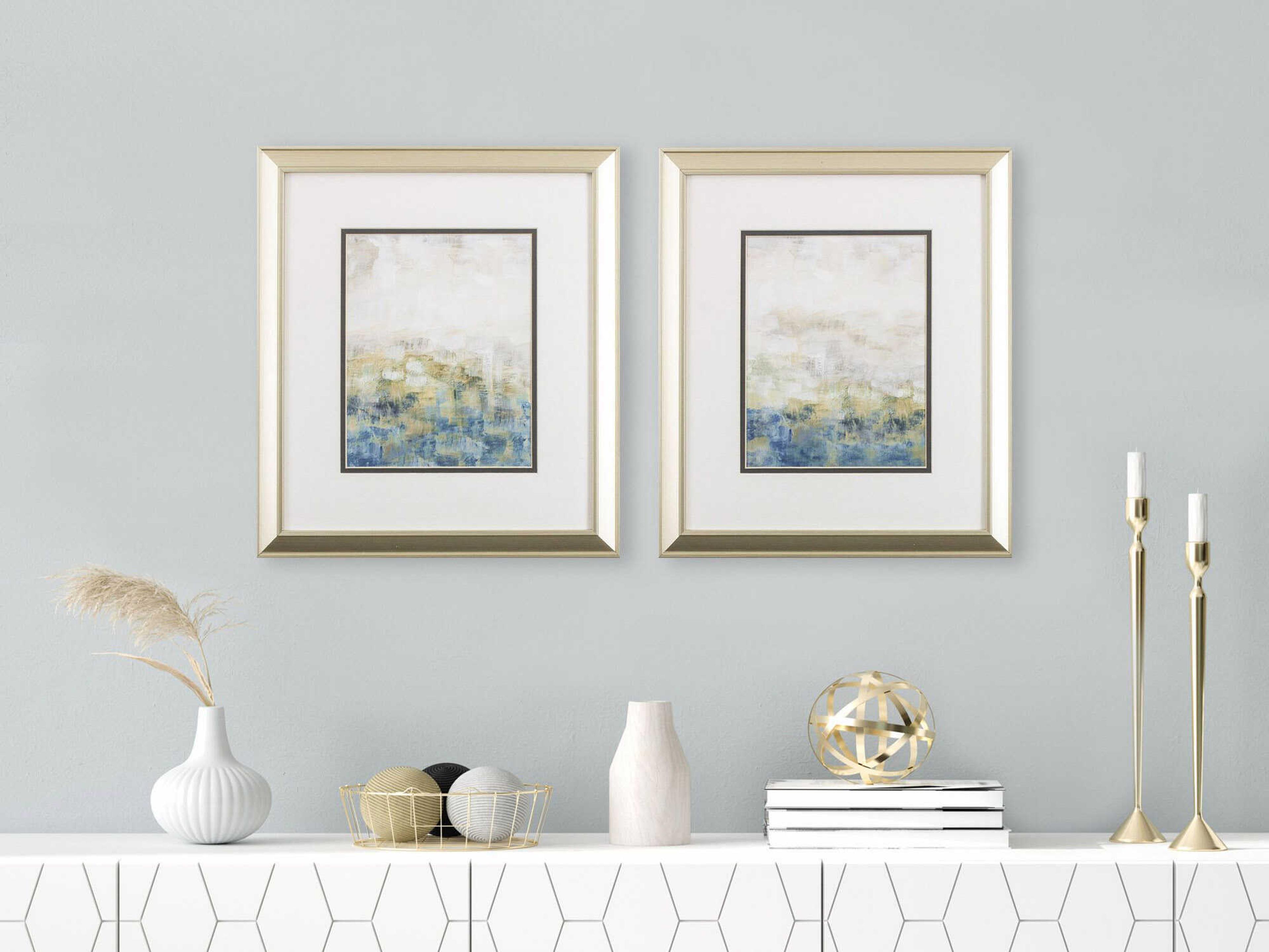 Paragon Abstract Color Block Meadow Wall Art Set of 2