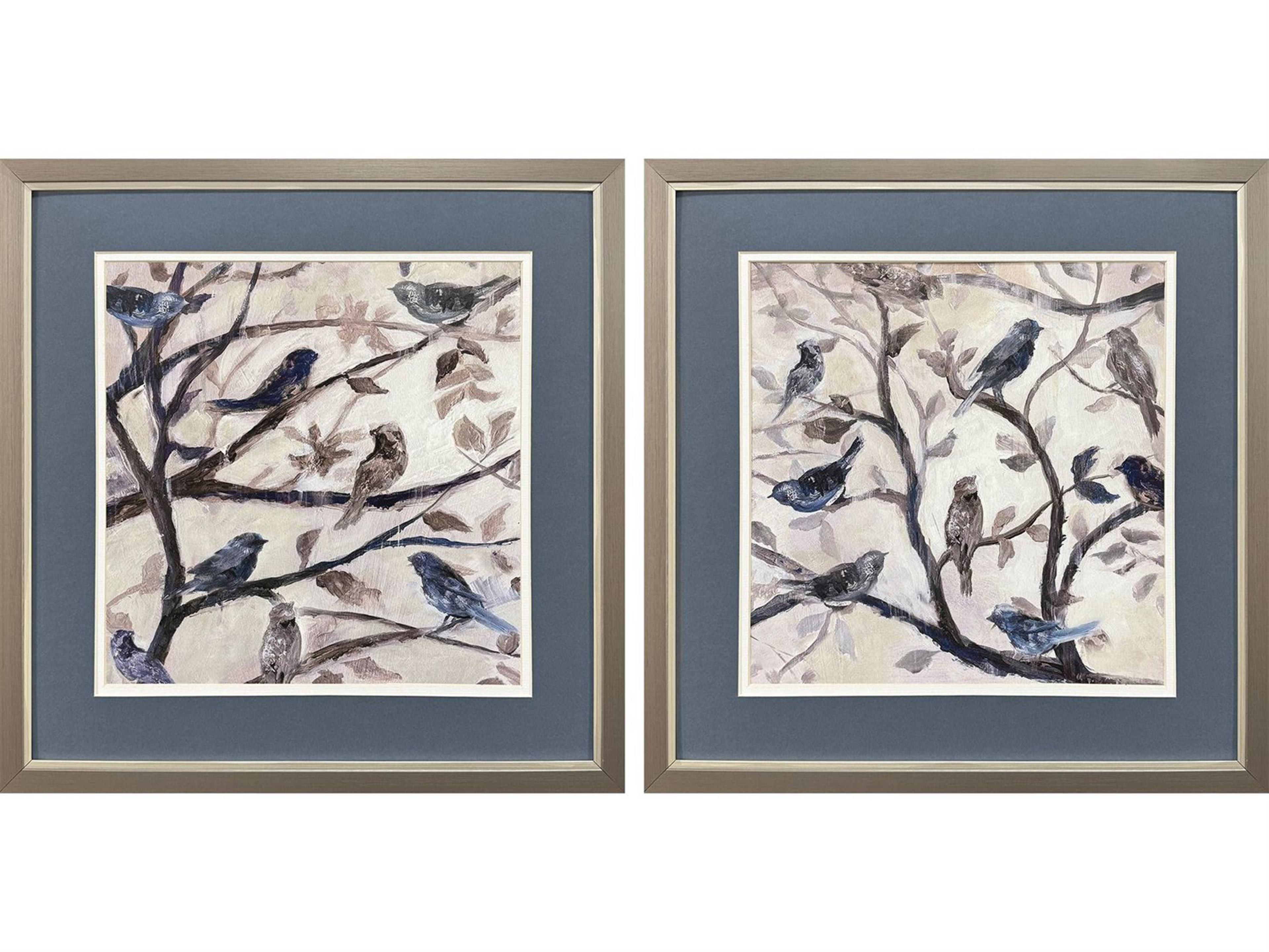 Florals Morning Song Wall Art Set of 2