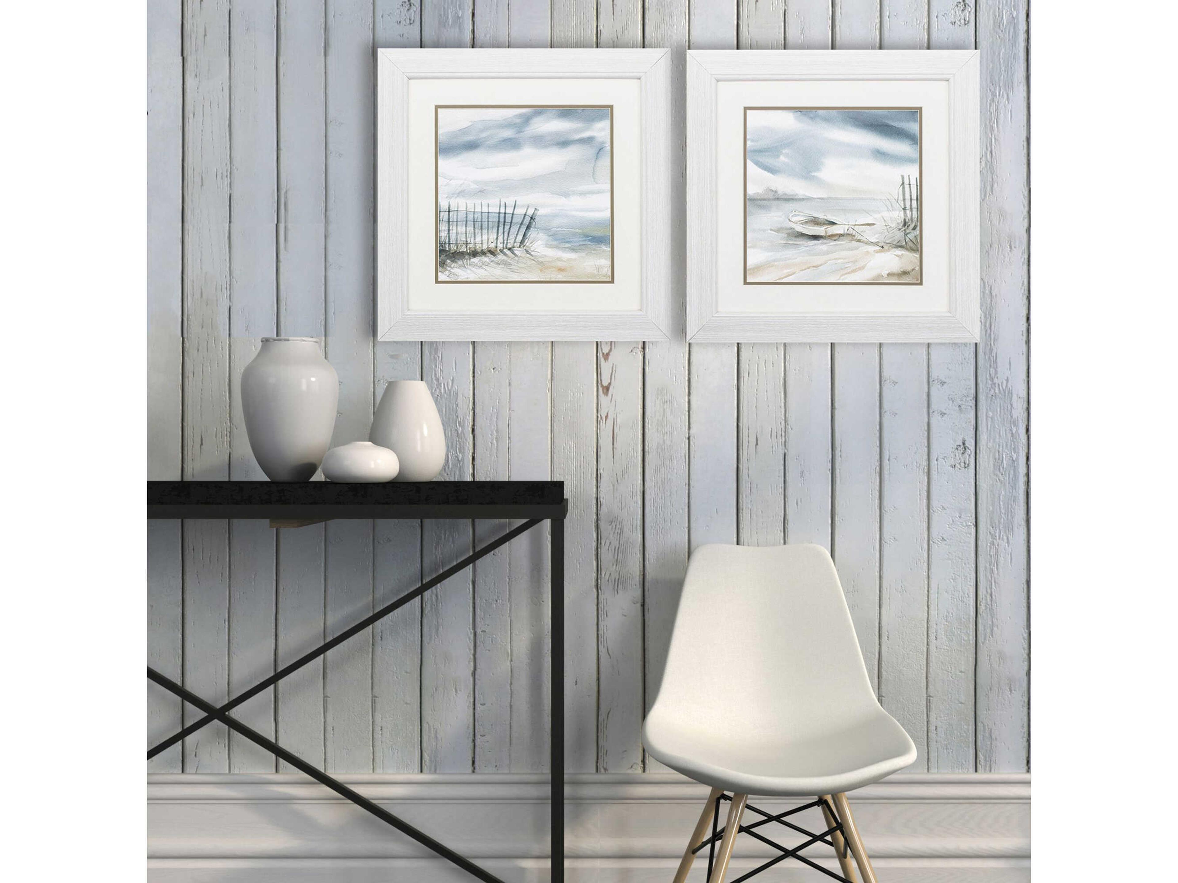 Paragon Waterside Subtle Mist Wall Art Set of 2