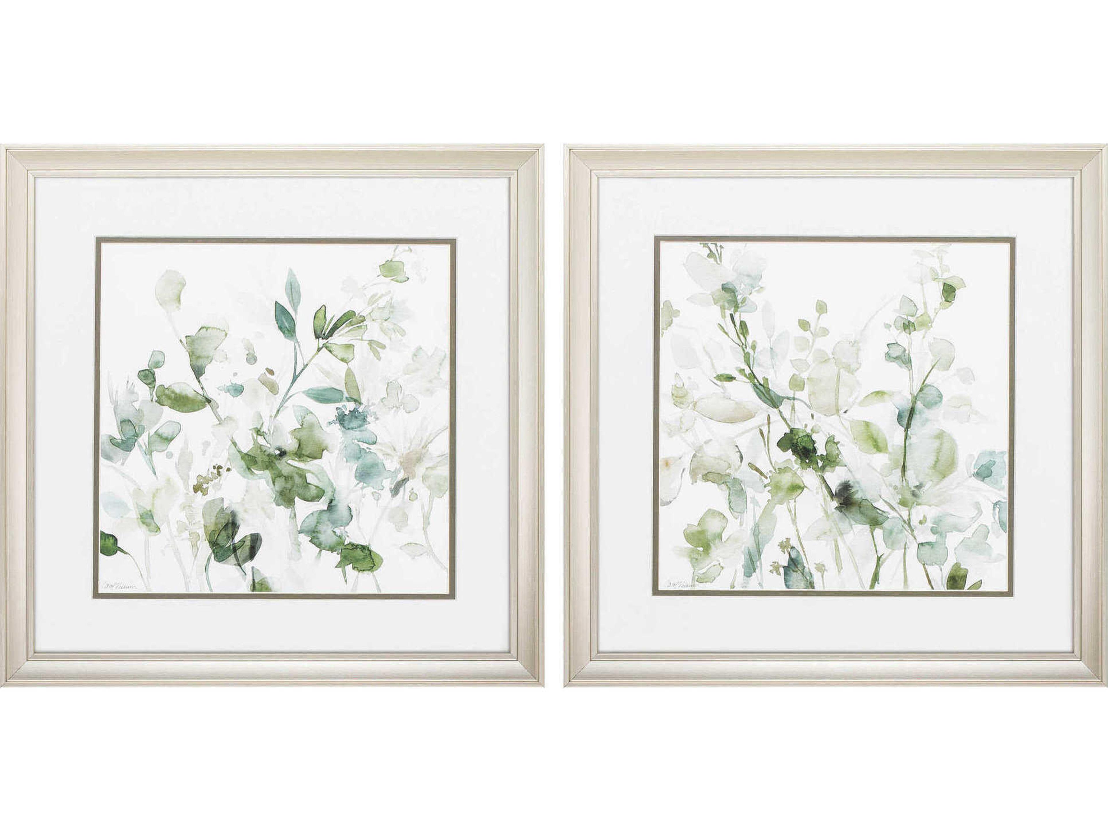 Paragon Florals Sage Garden Wall Art Set of 2