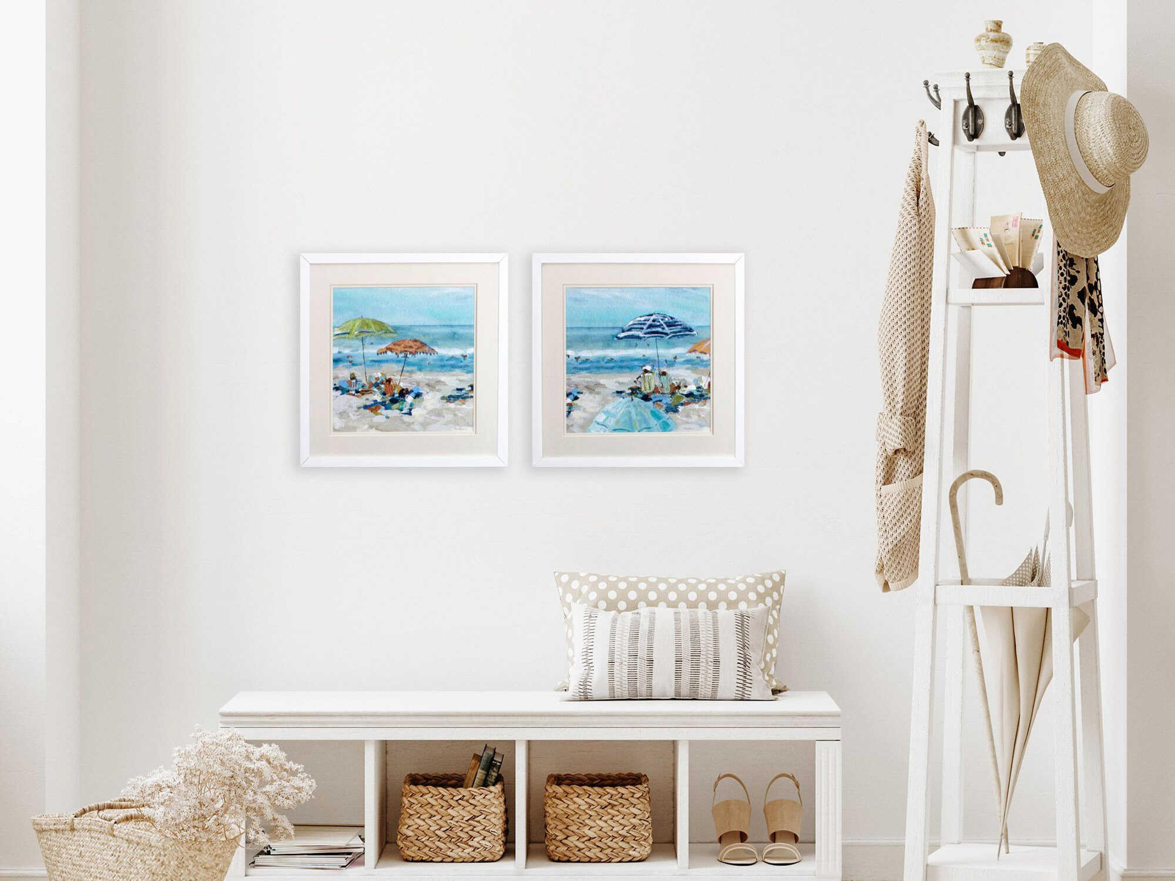 Paragon Waterside Sunny Beach Time Wall Art Set of 2