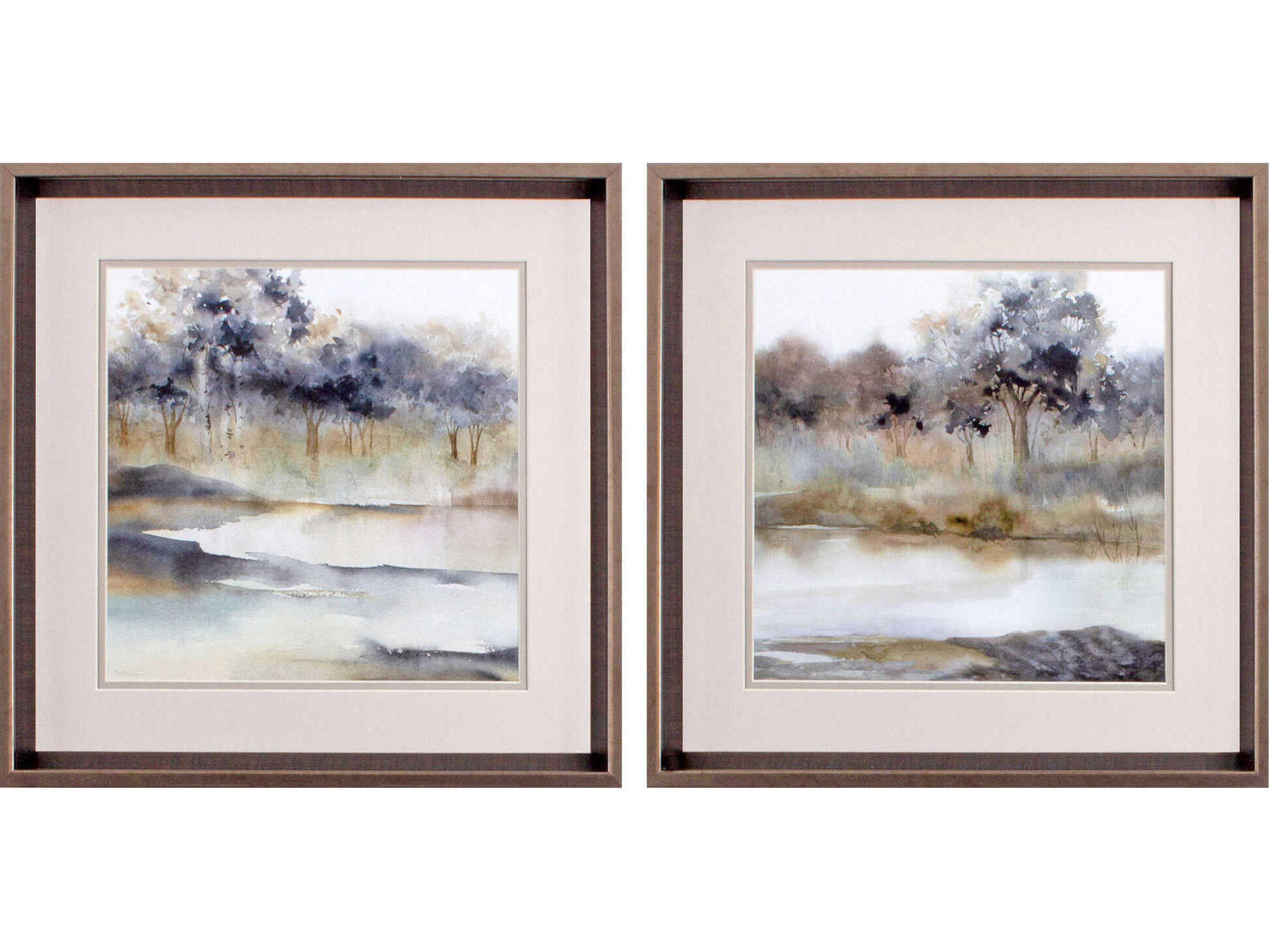 Landscapes Silent Waters Wall Art Set of 2