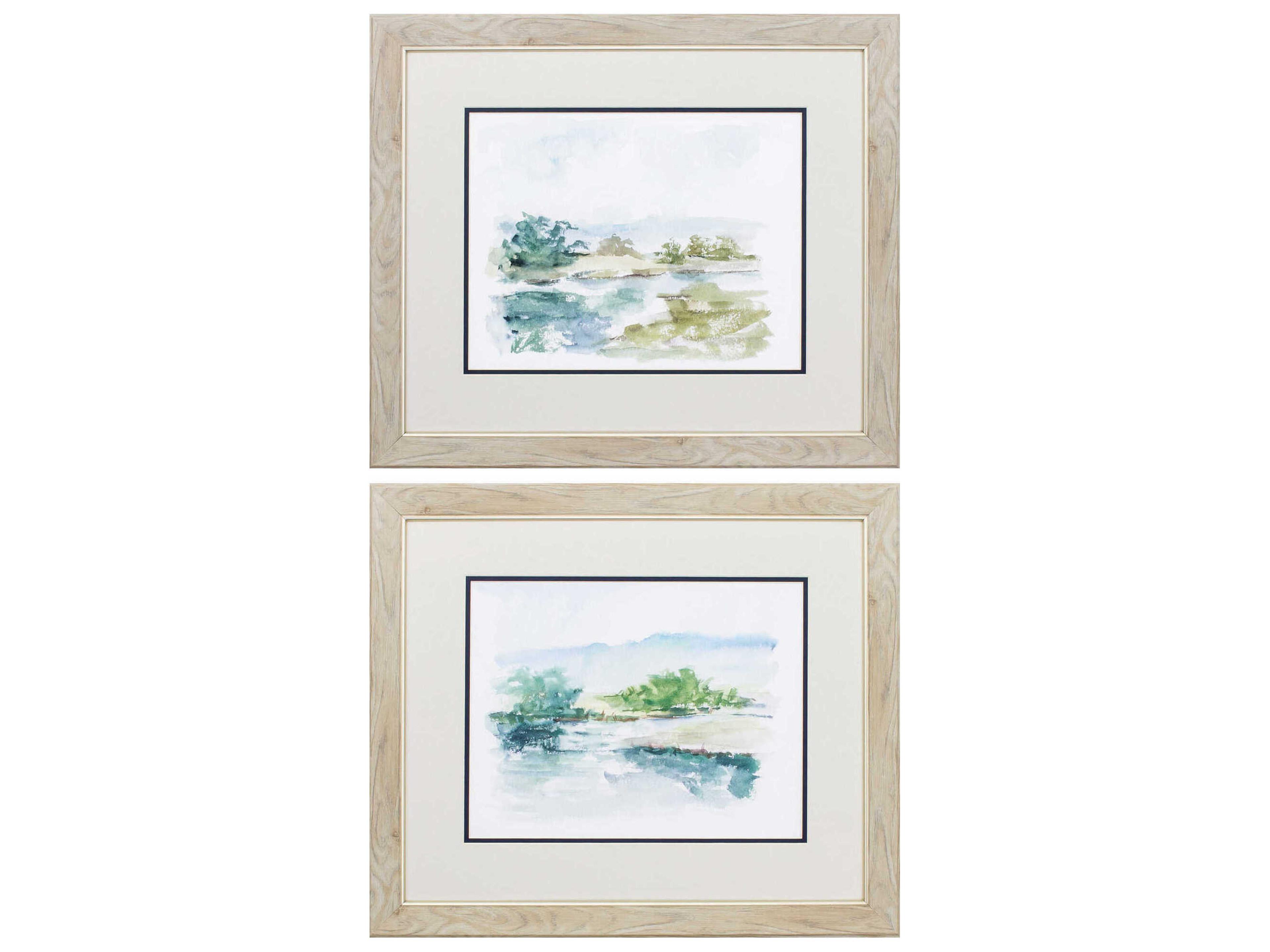 Paragon Landscapes Spring Watercolor Wall Art Set of 2