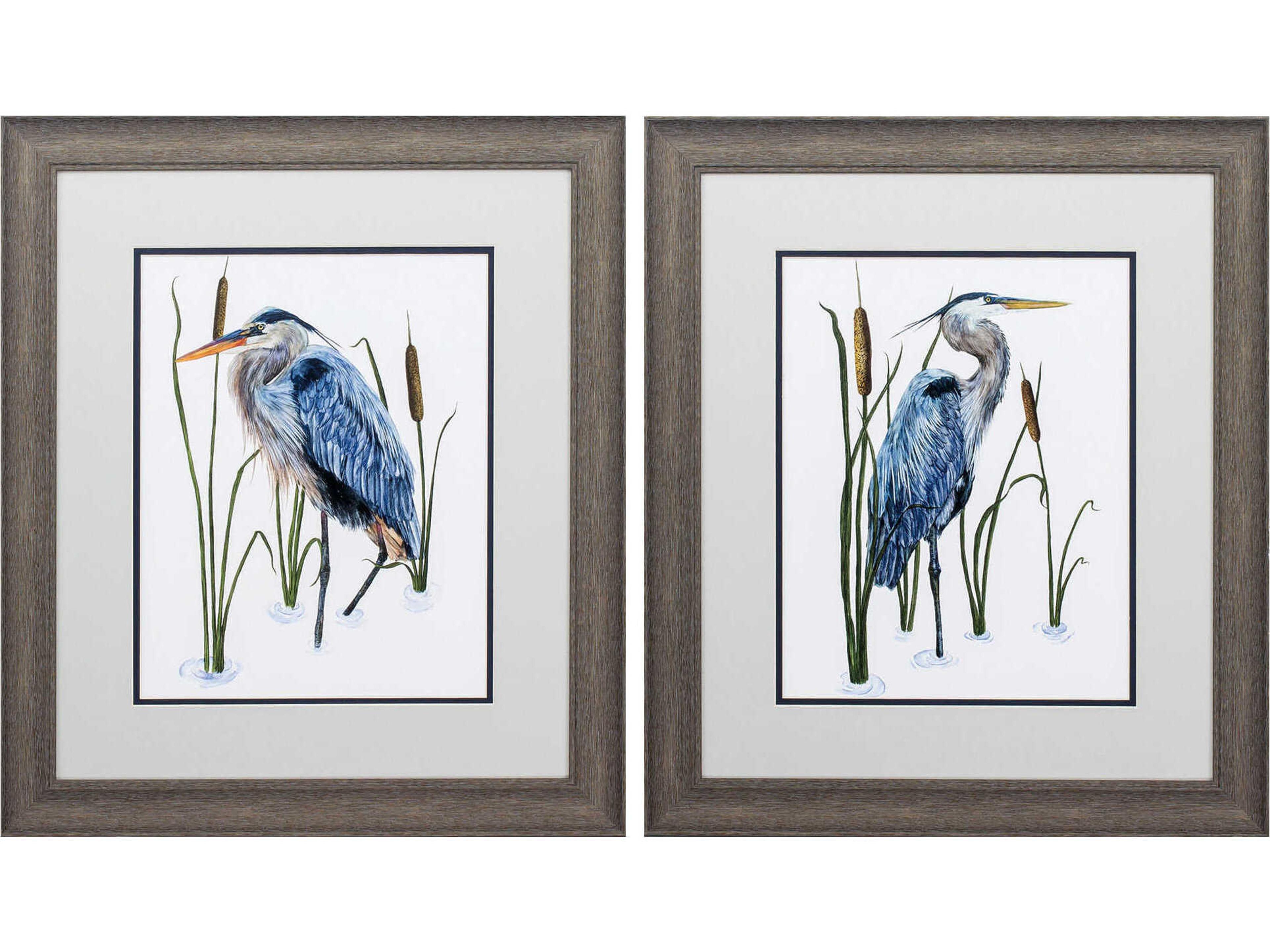 Waterside Beside The Lake Wall Art Set of 2