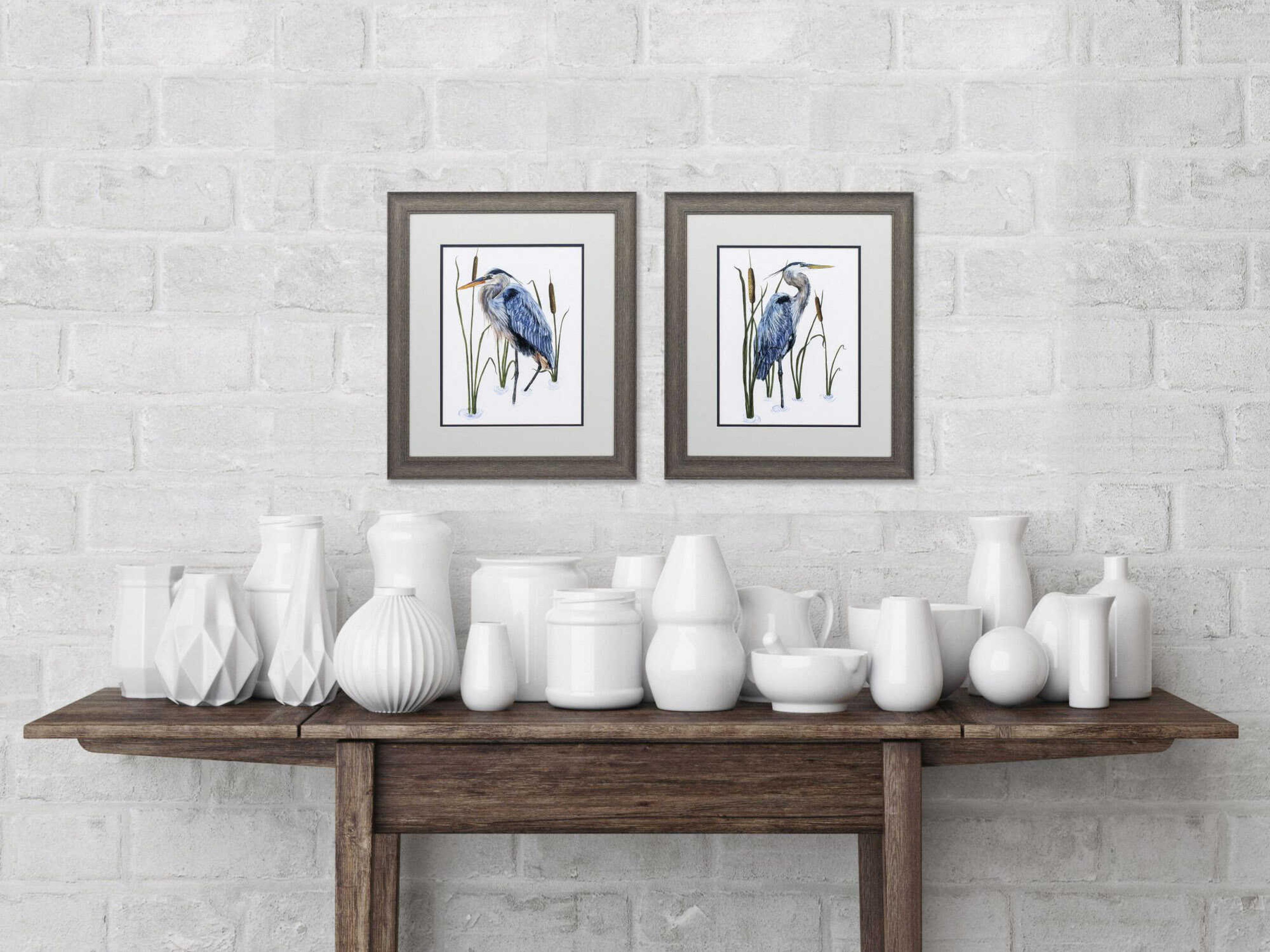 Paragon Waterside Beside The Lake Wall Art Set of 2