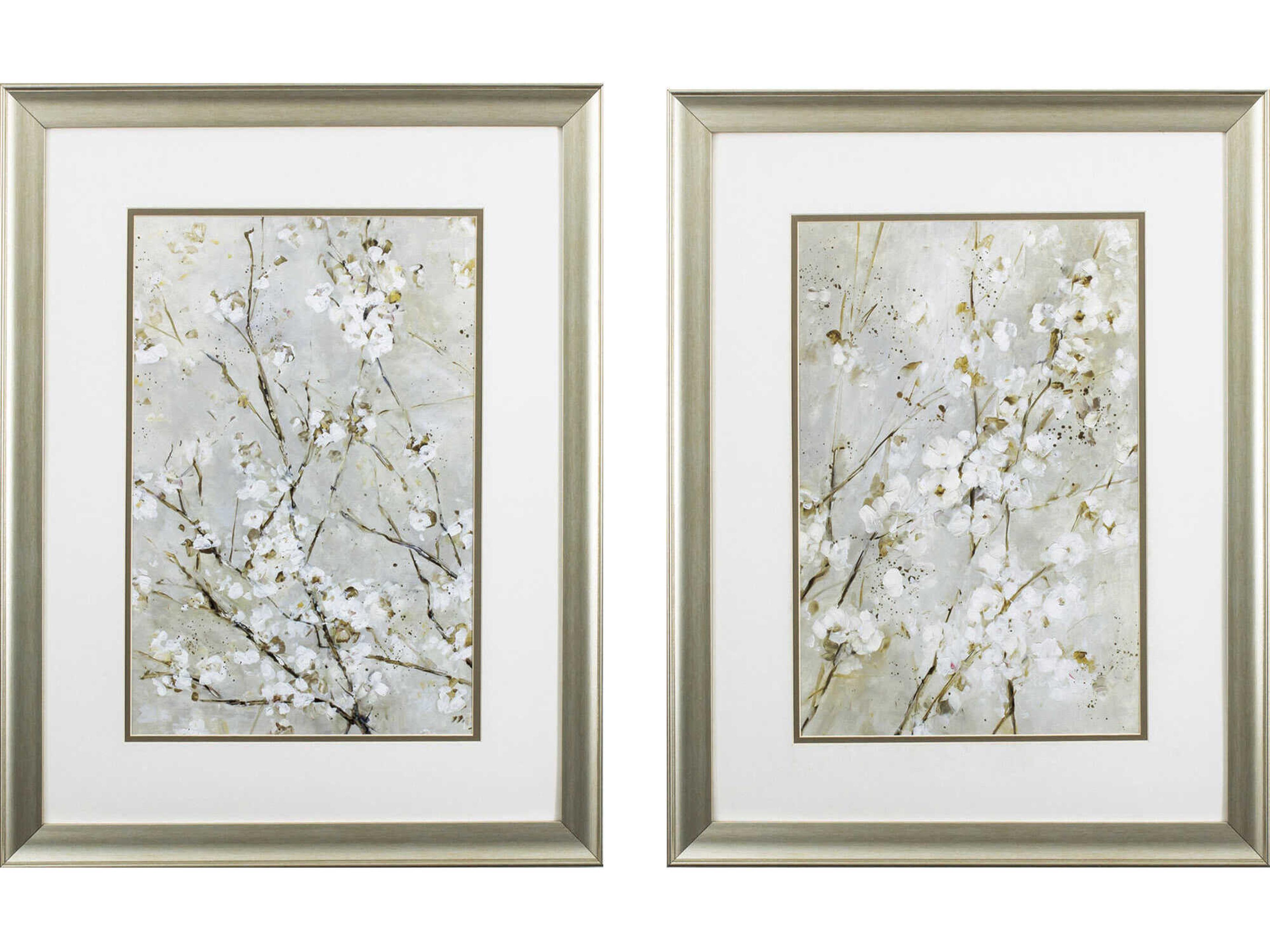 Florals Blossoms Wall Art Set of 2