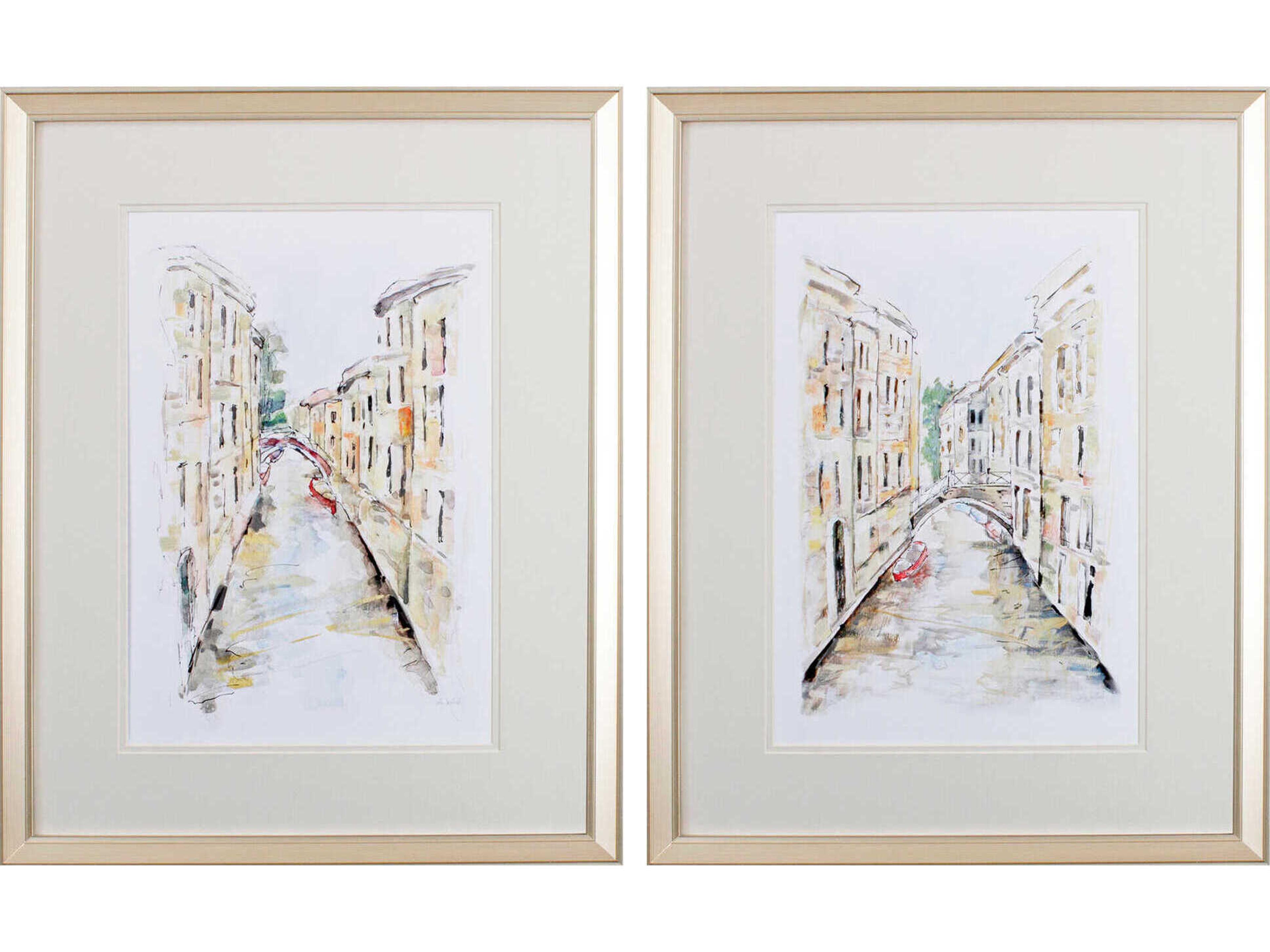 Travel Venice Memories Wall Art Set of 2
