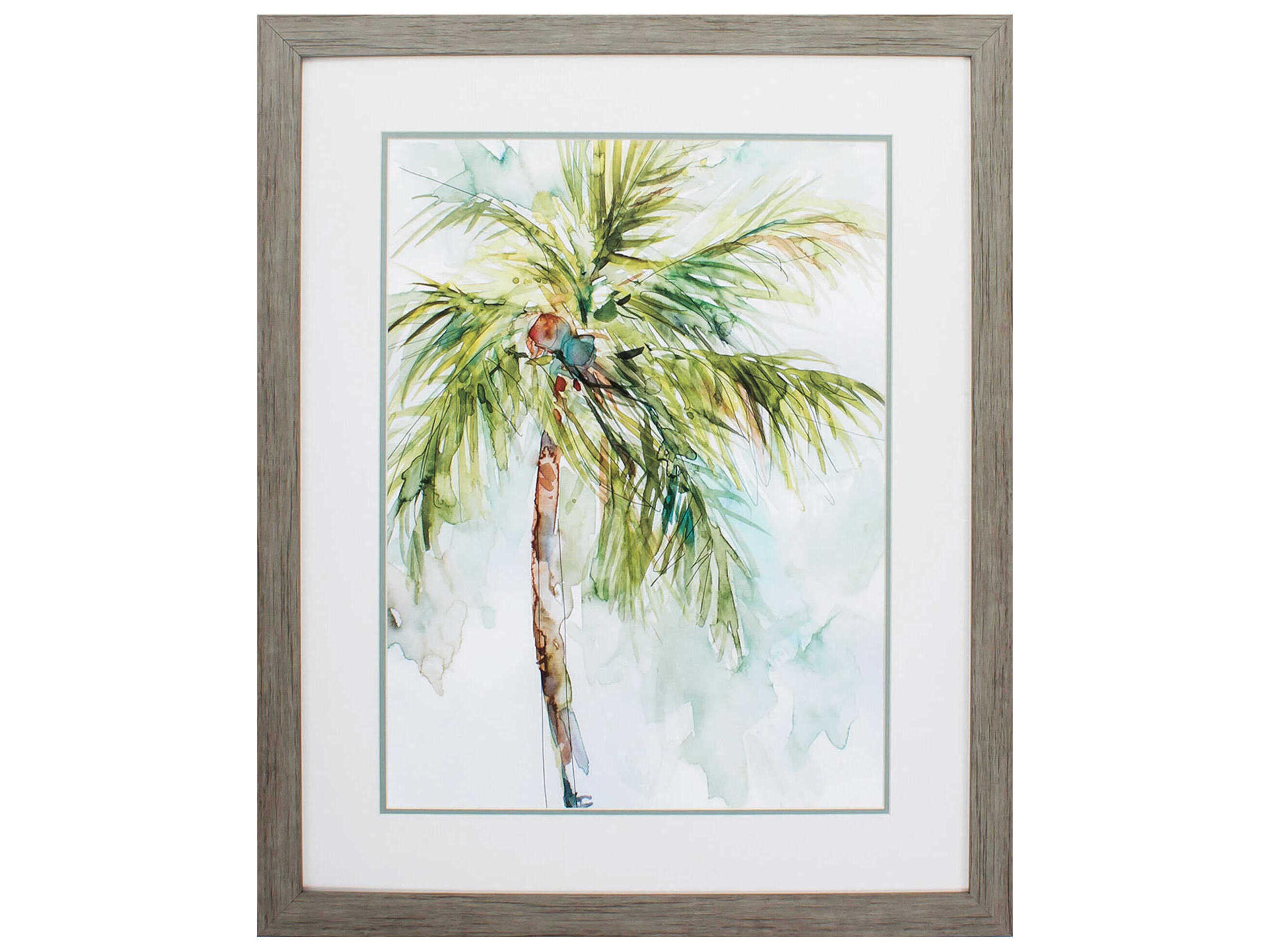 Waterside Palm Breezes-I Wall Art