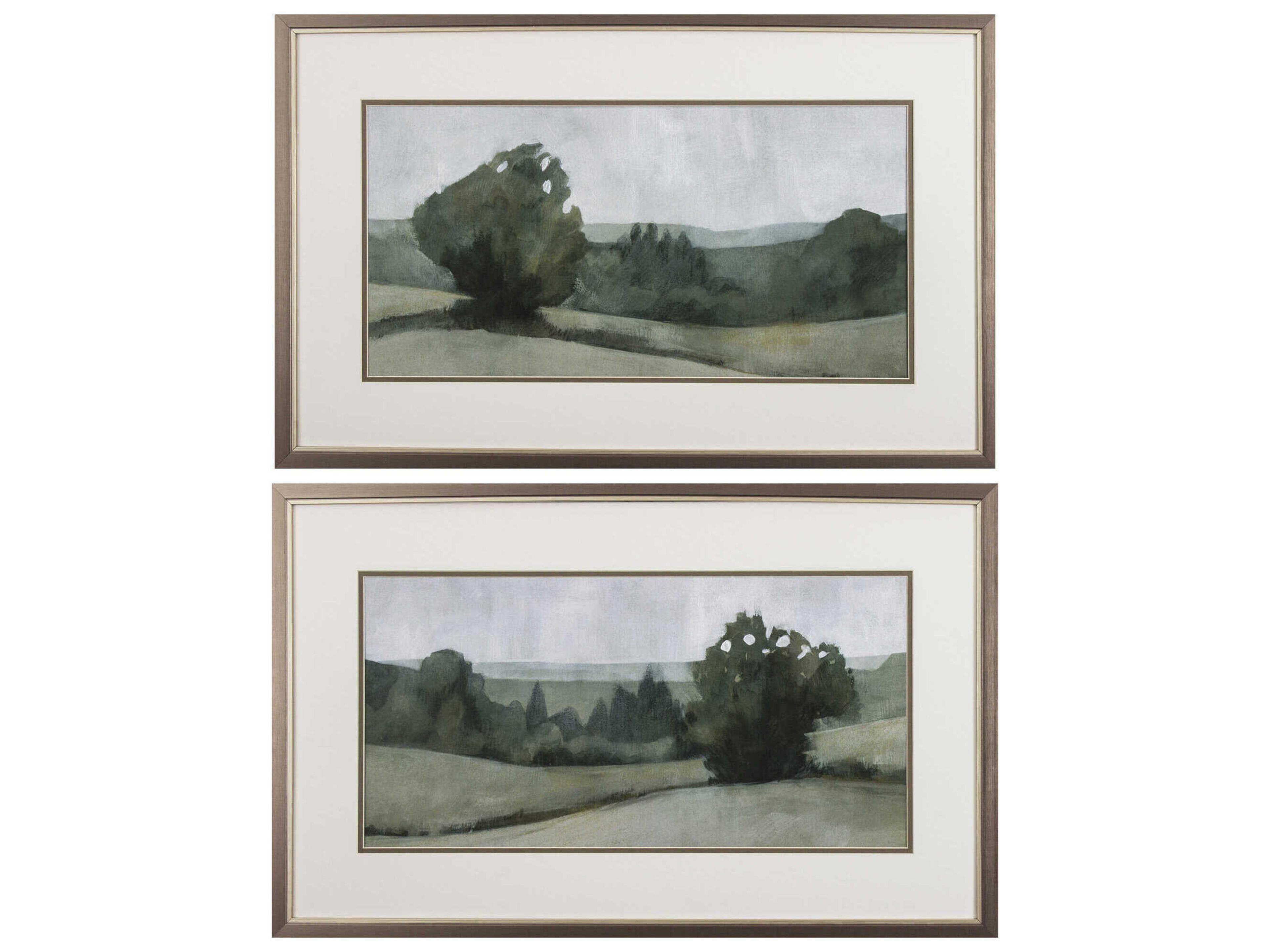 Landscapes Green Landscape Wall Art Set of 2