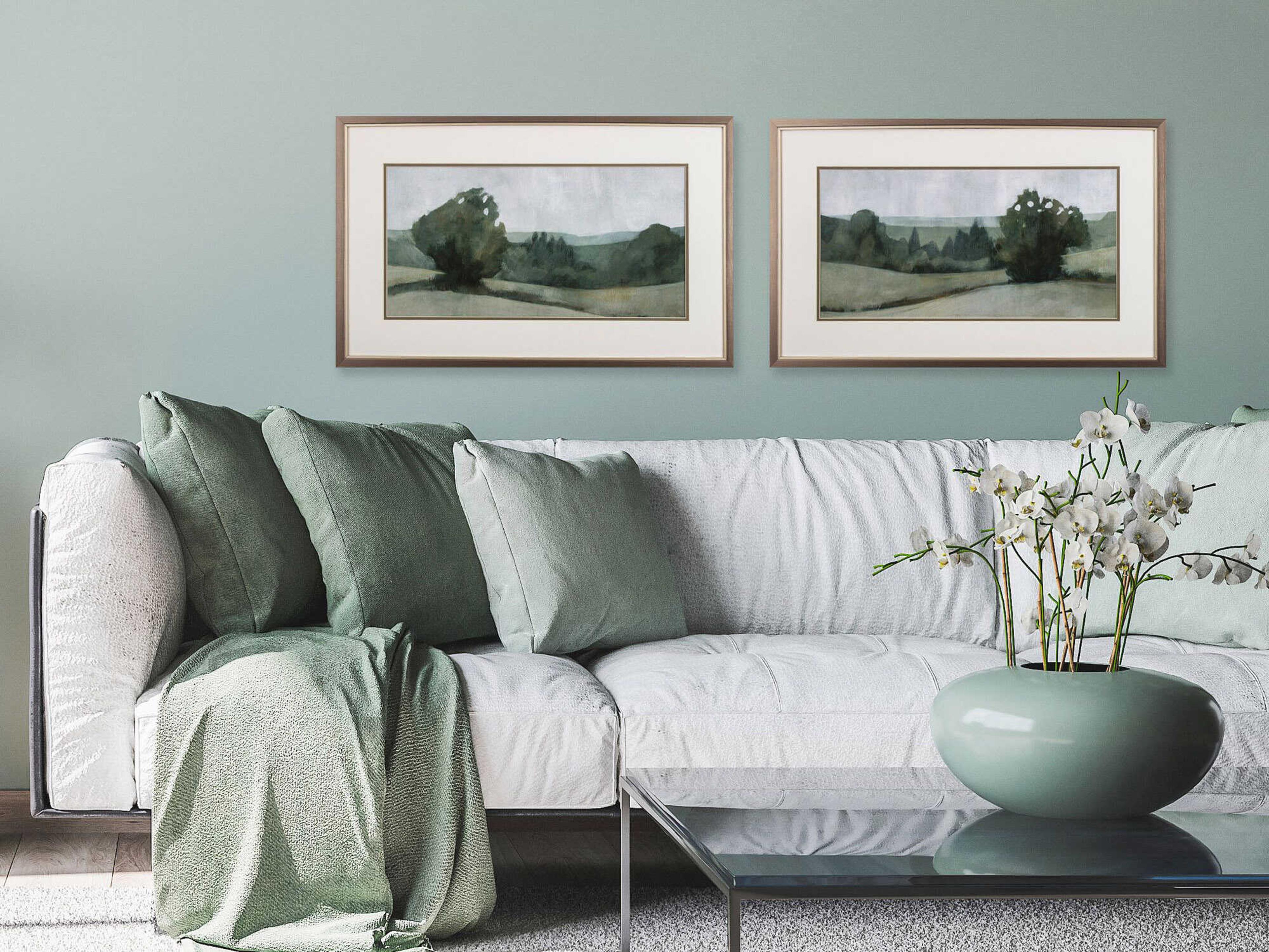 Paragon Landscapes Green Landscape Wall Art Set of 2