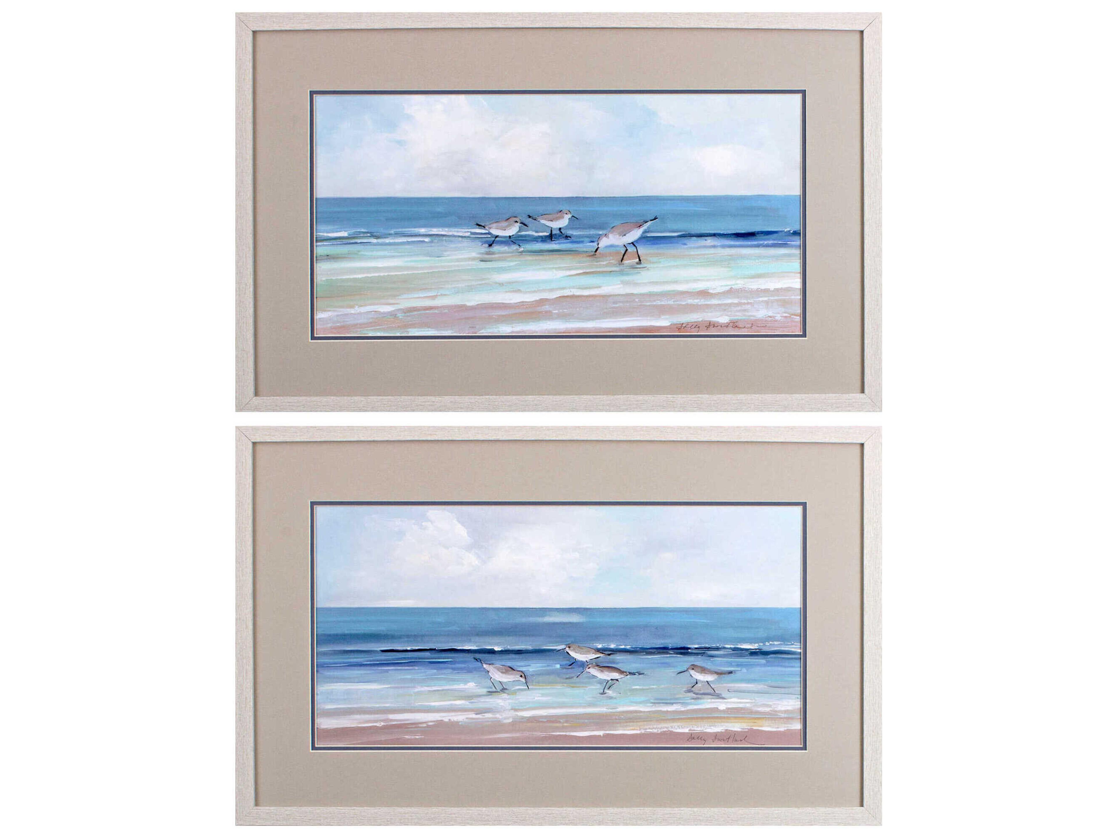 Paragon Waterside Shore Searching Wall Art Set of 2