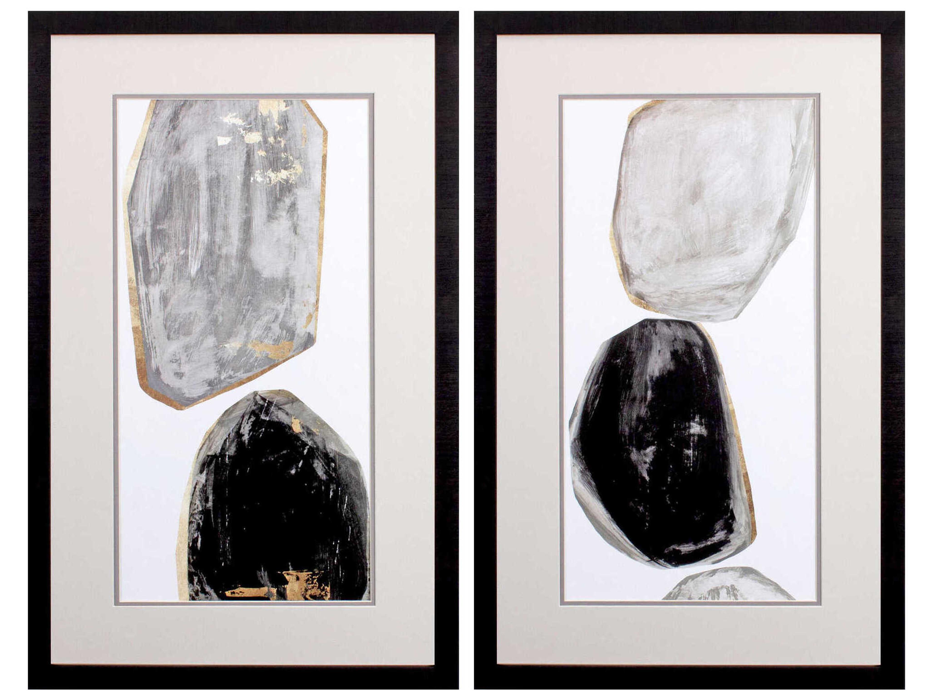 Paragon Abstract Stones Wall Art Set of 2