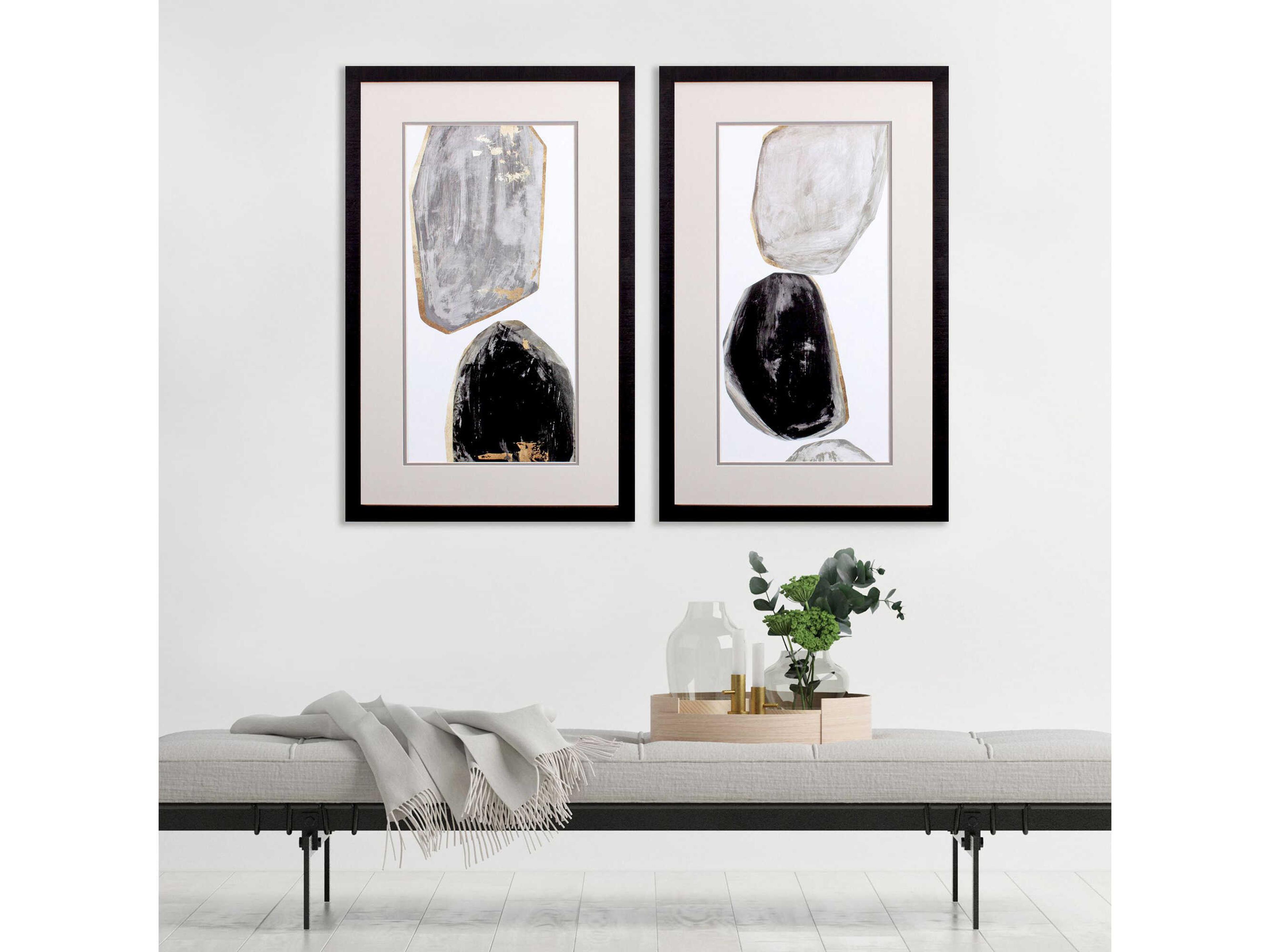 Paragon Abstract Stones Wall Art Set of 2