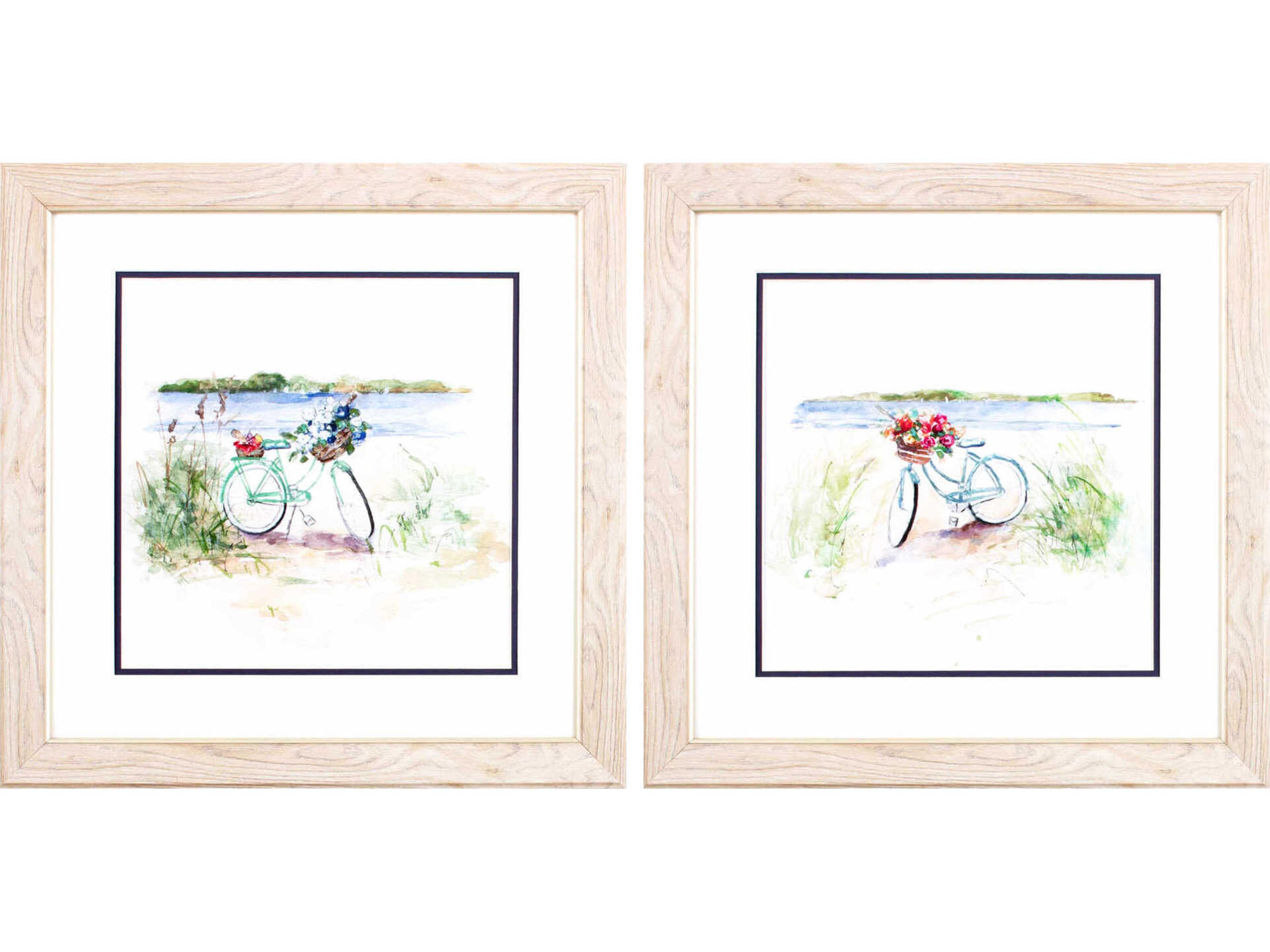 Florals Summer Ride Wall Art Set of 2