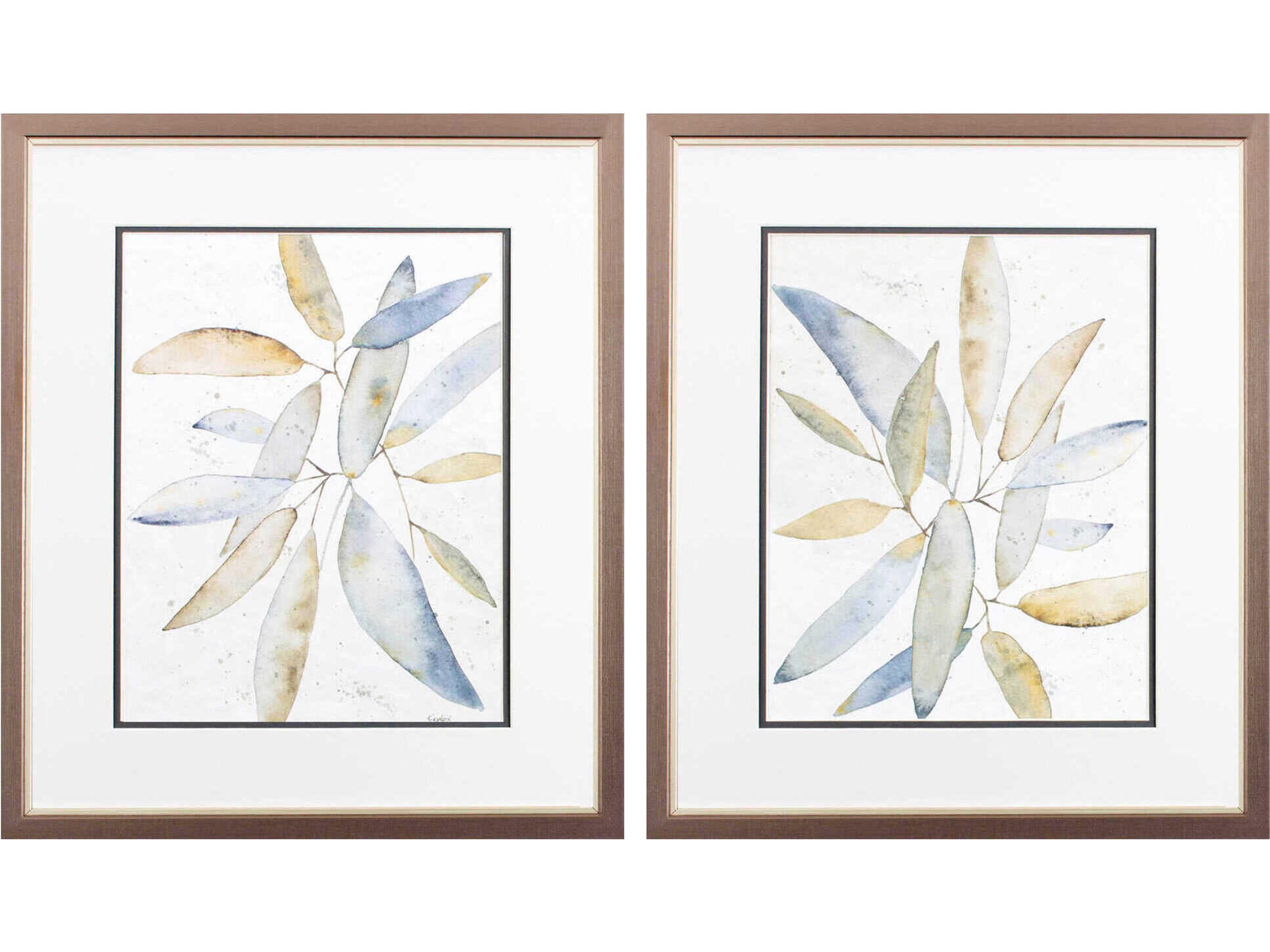 Paragon Florals Lotta Latte Wall Art Set of 2