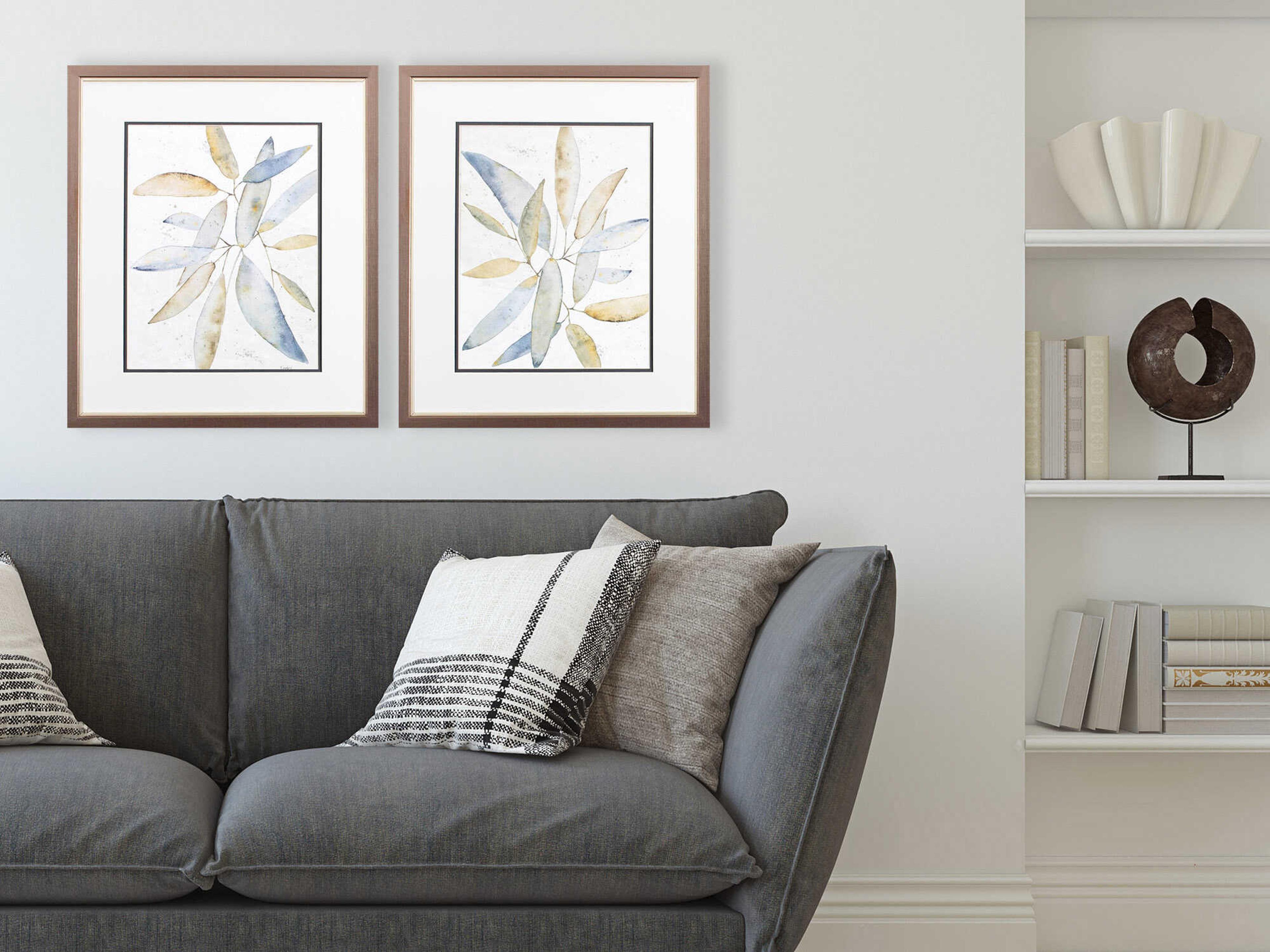 Paragon Florals Lotta Latte Wall Art Set of 2