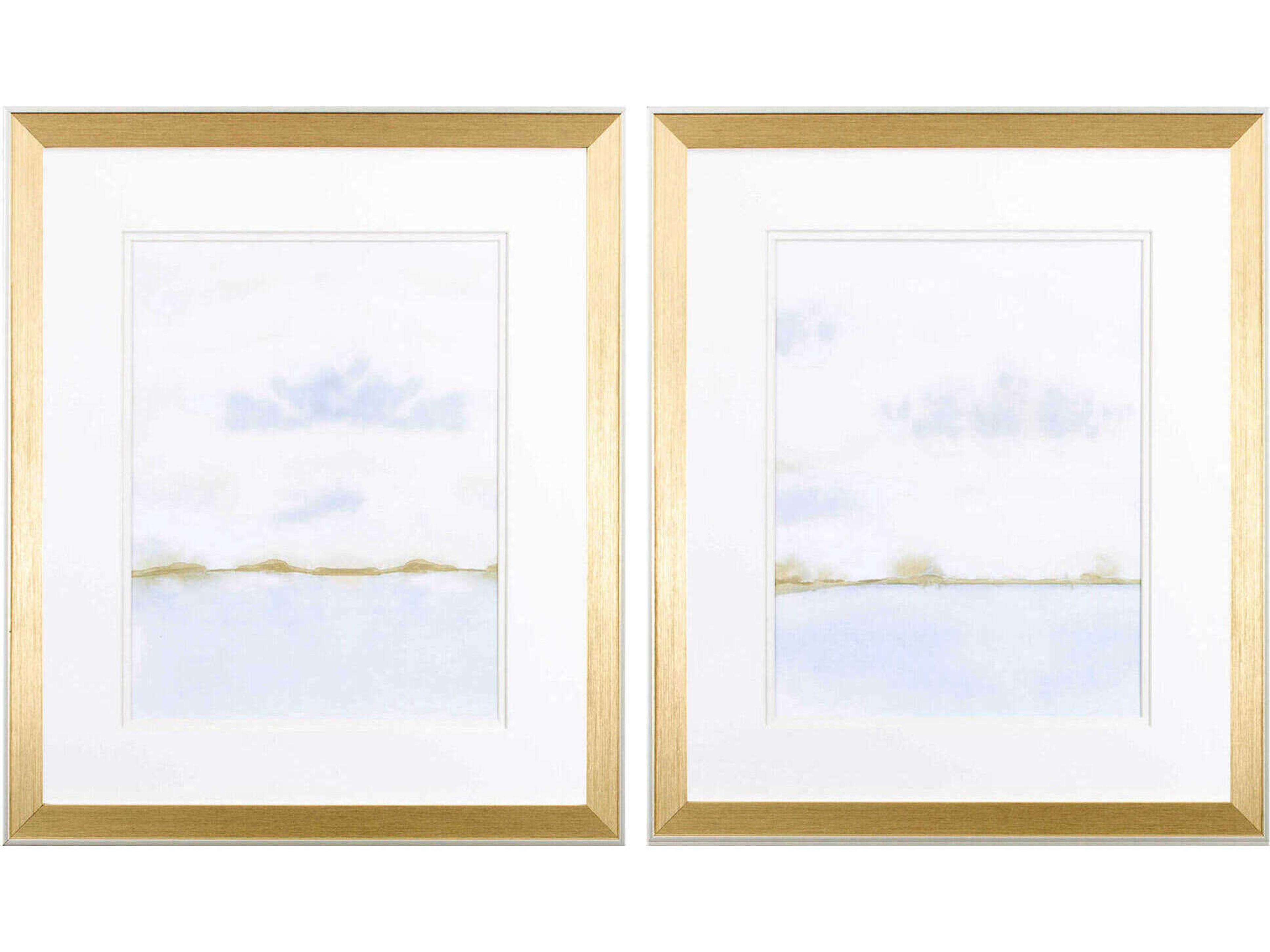 Paragon Abstract Placid Waters Wall Art Set of 2