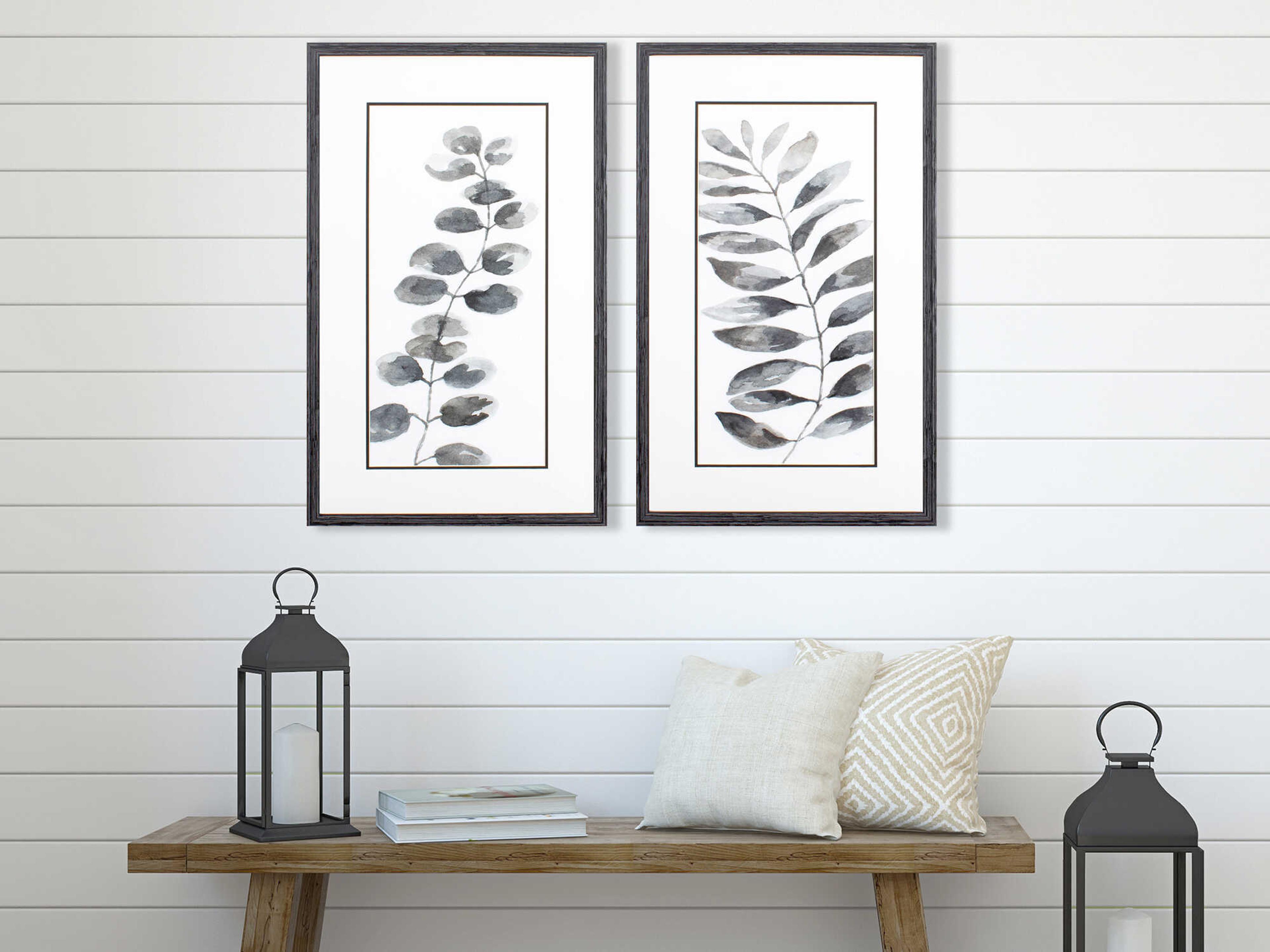 Paragon Florals Nature Leaf Wall Art Set of 2