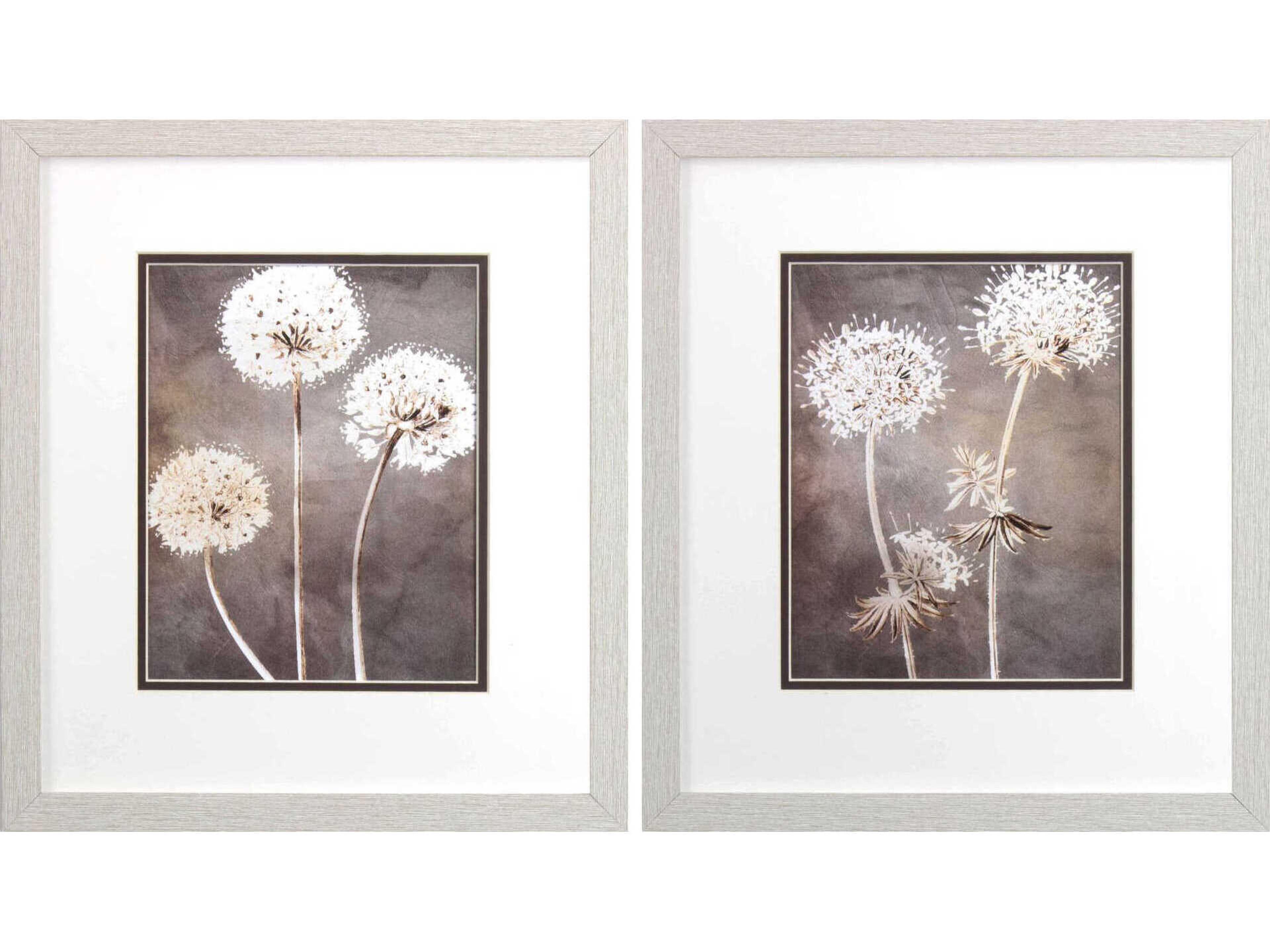Paragon Florals Dandelion Wall Art Set of 2
