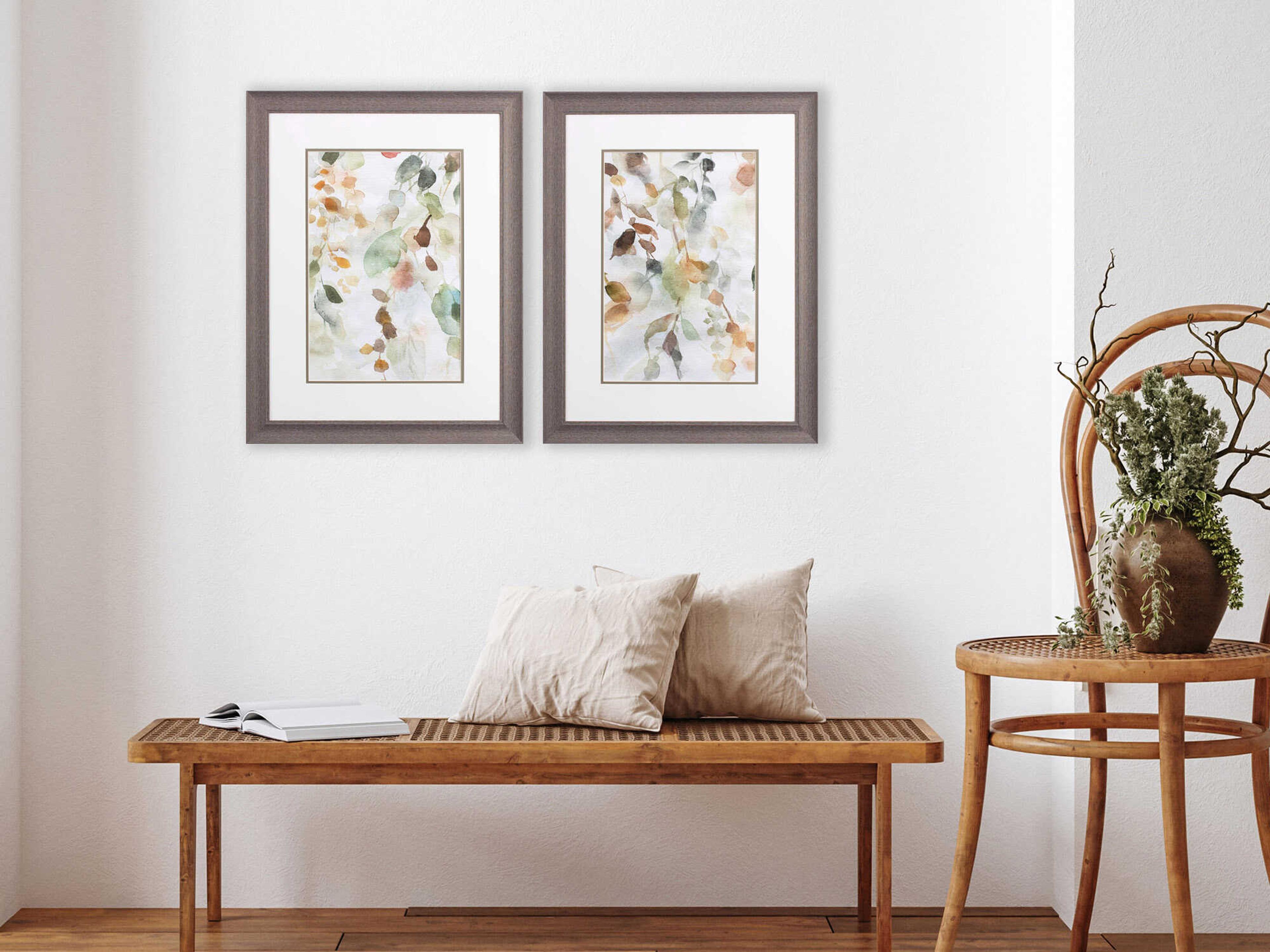 Paragon Florals Cascading Nature Wall Art Set of 2