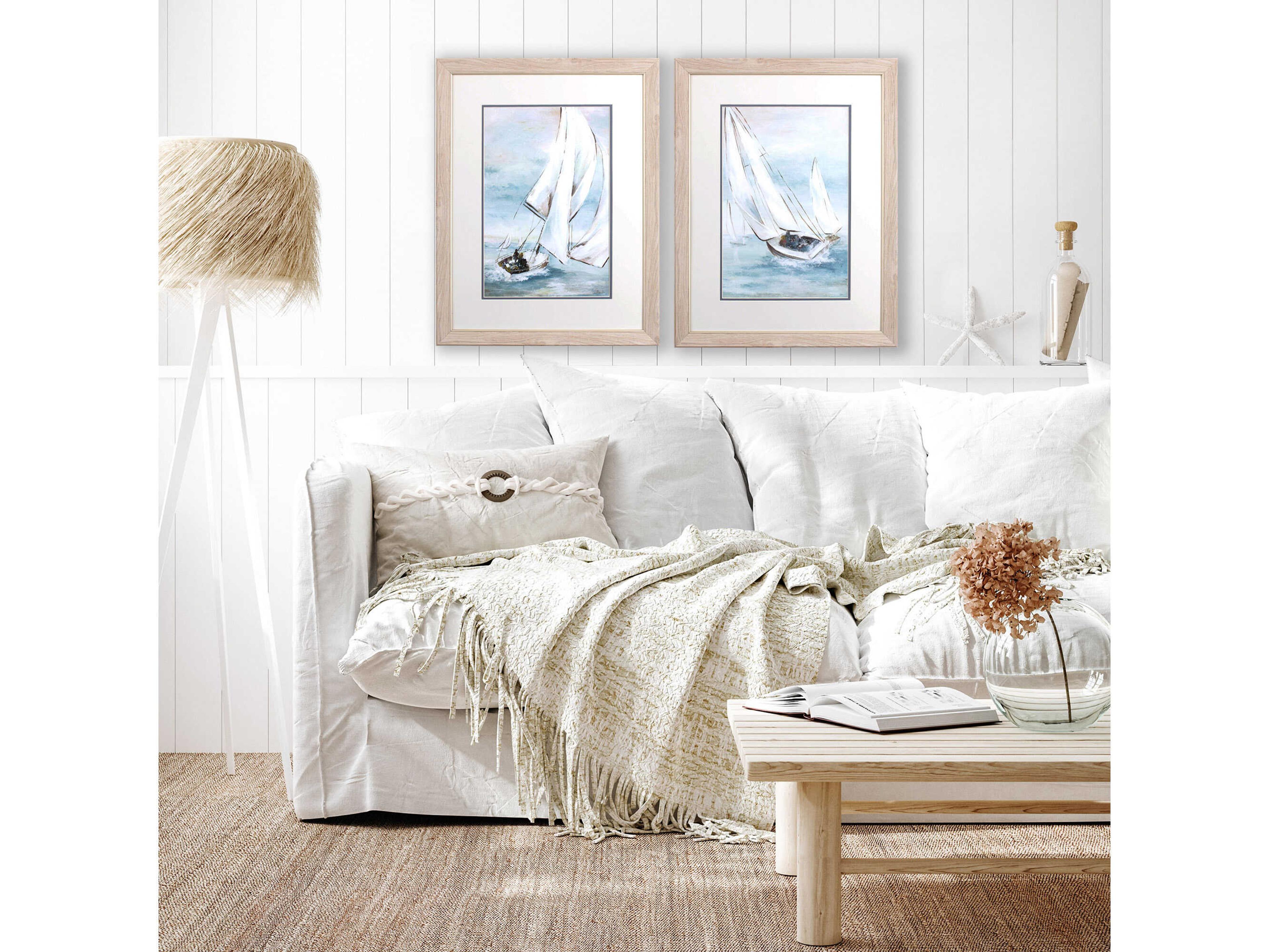 Paragon Waterside Sail Wind Wall Art Set of 2