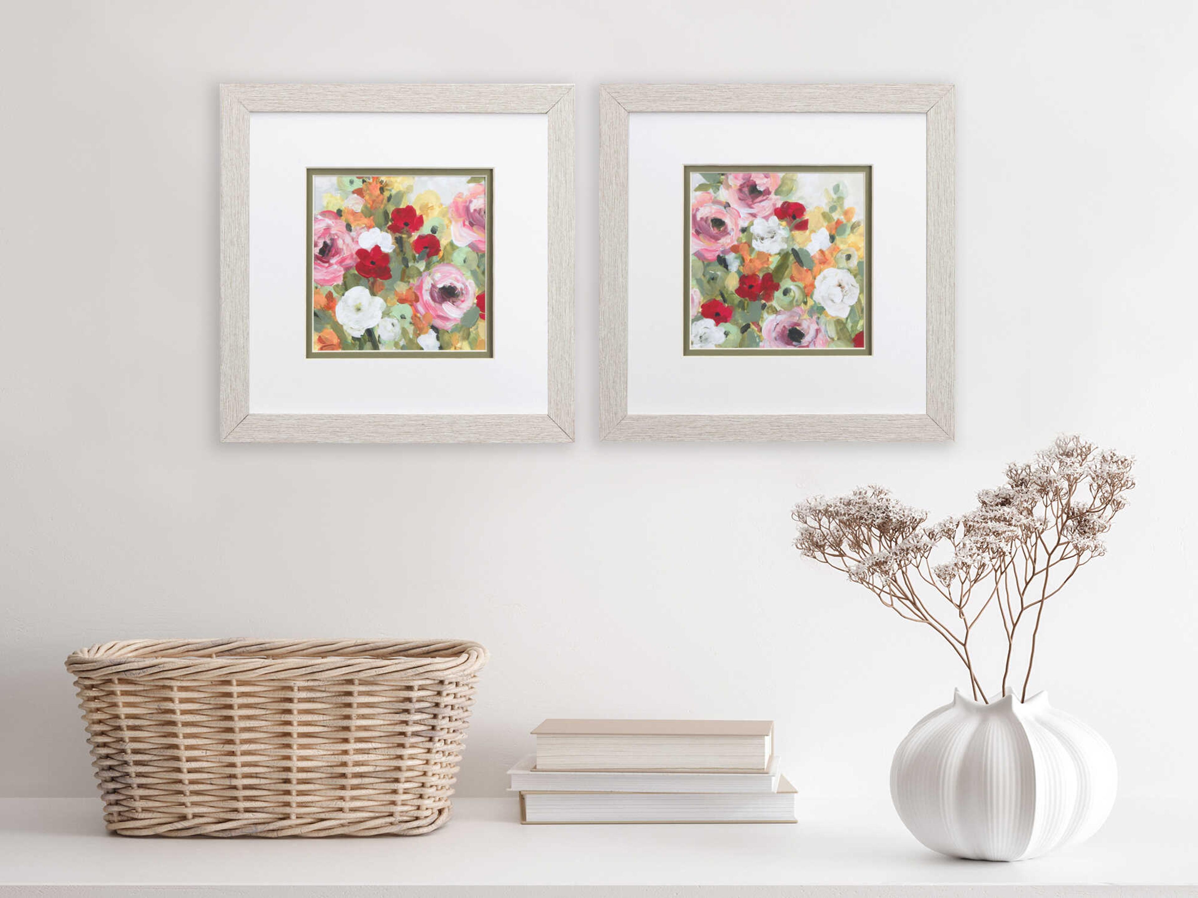 Paragon Florals Leas Garden Wall Art Set of 2