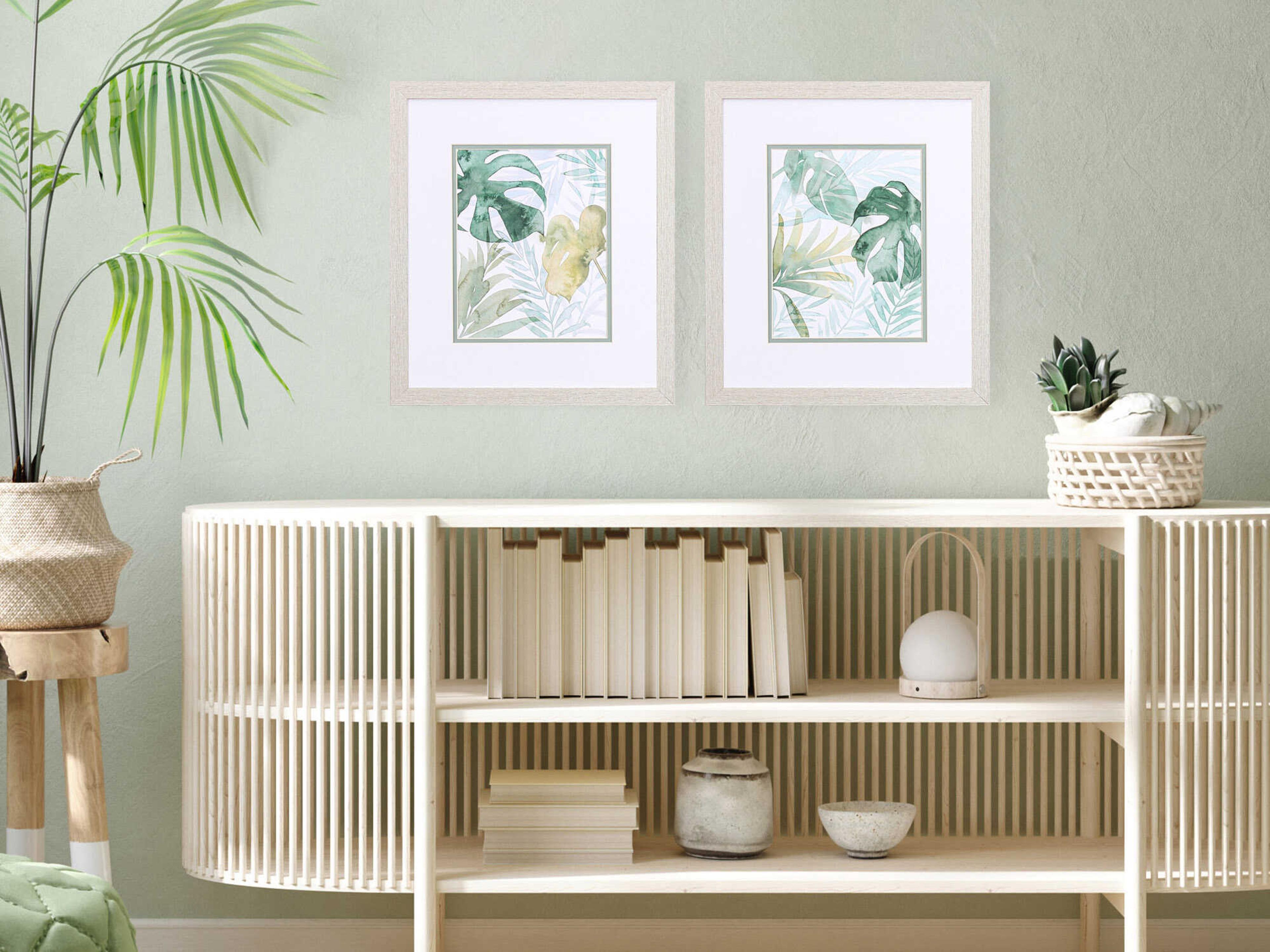 Paragon Waterside Tropical Whisper Wall Art Set of 2