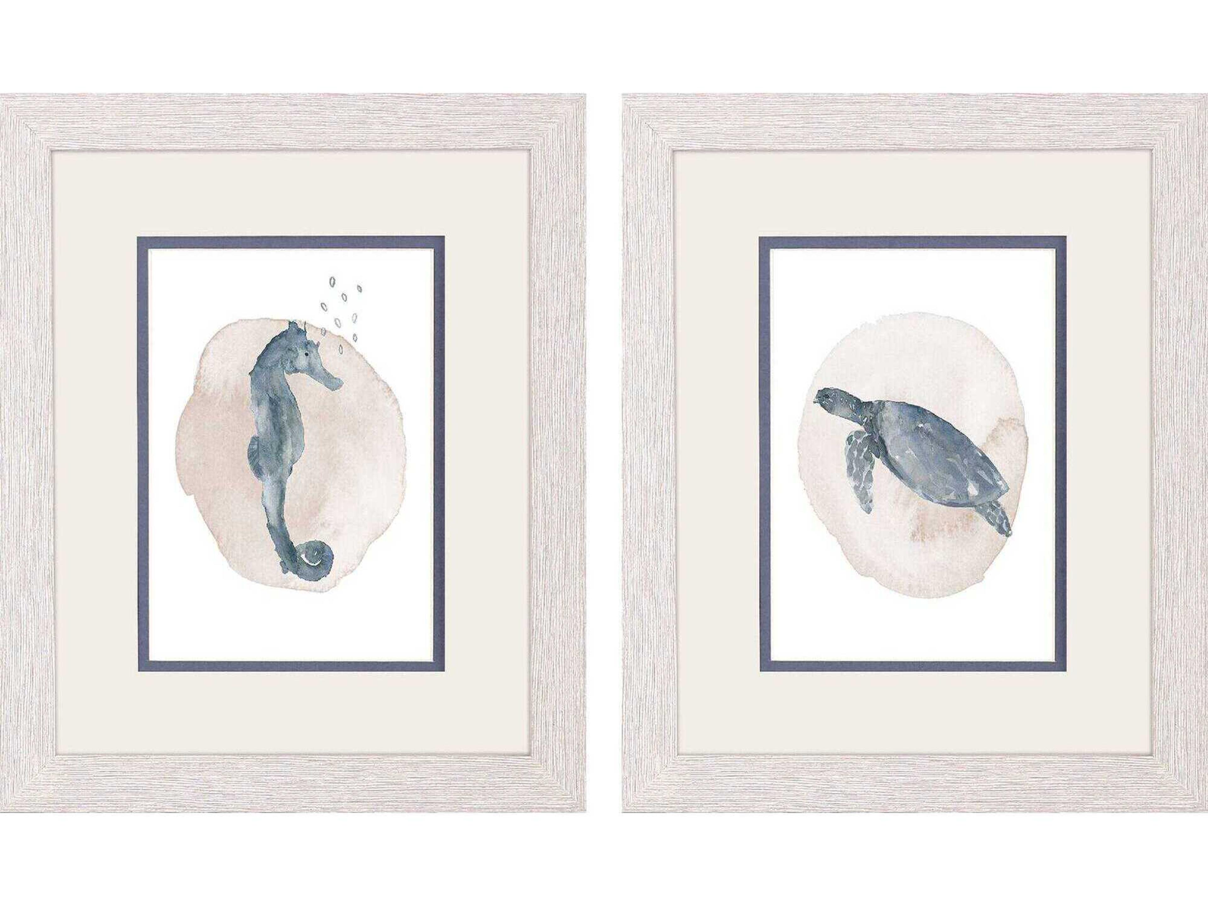 Paragon Animals Seaside-II Wall Art Set of 2