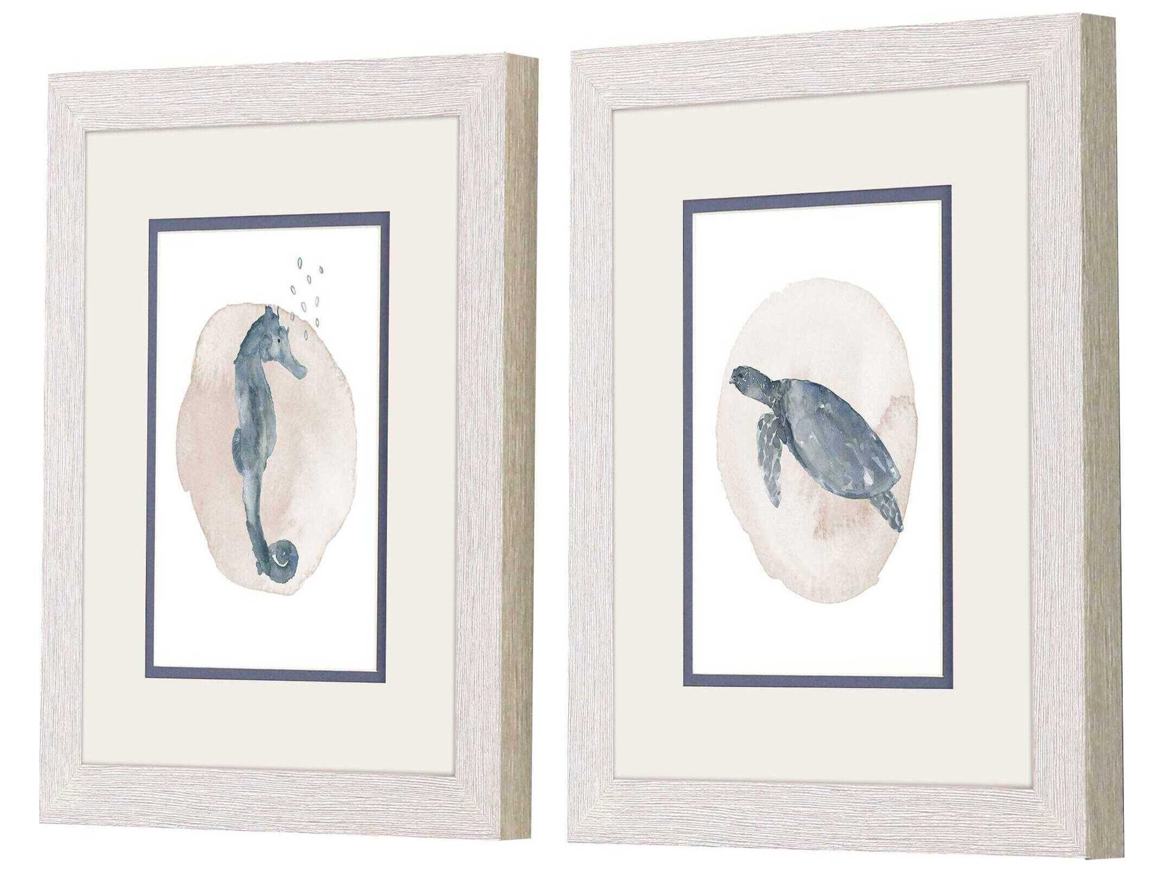 Paragon Animals Seaside-II Wall Art Set of 2