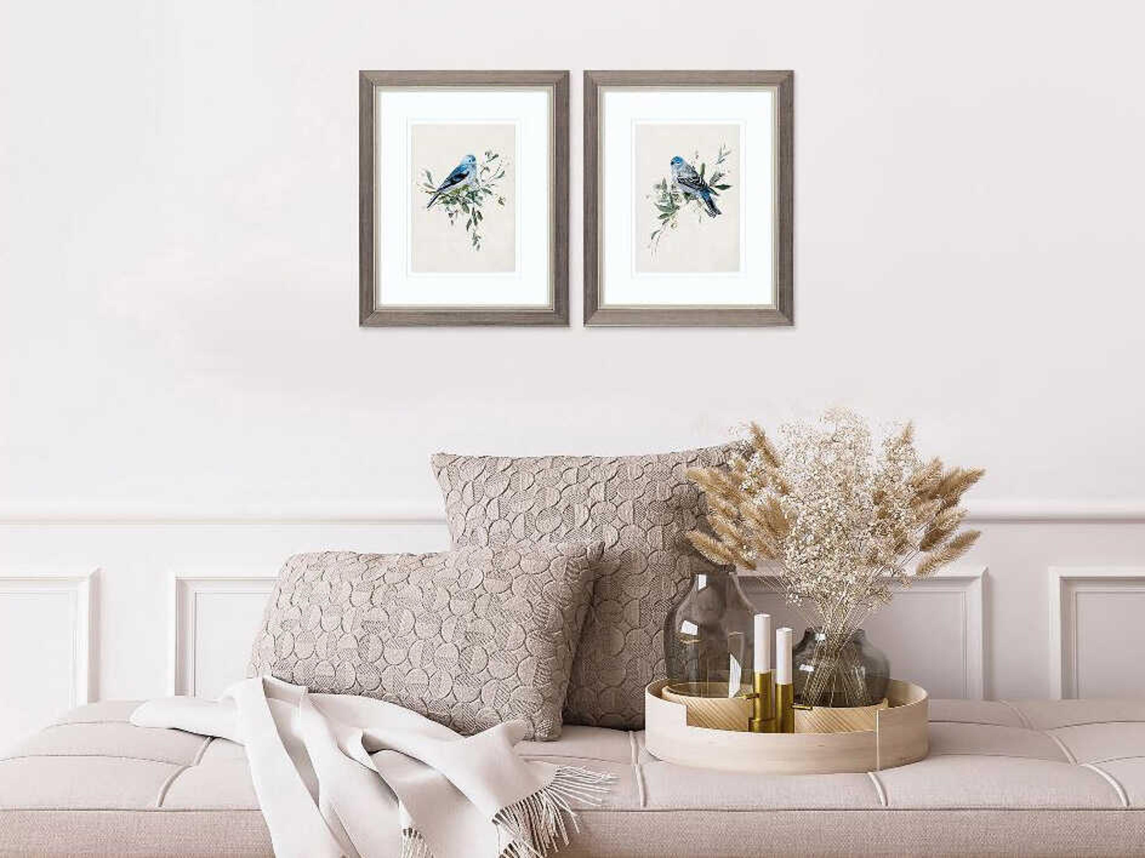 Paragon Animals Bluebird Happy Wall Art Set of 2