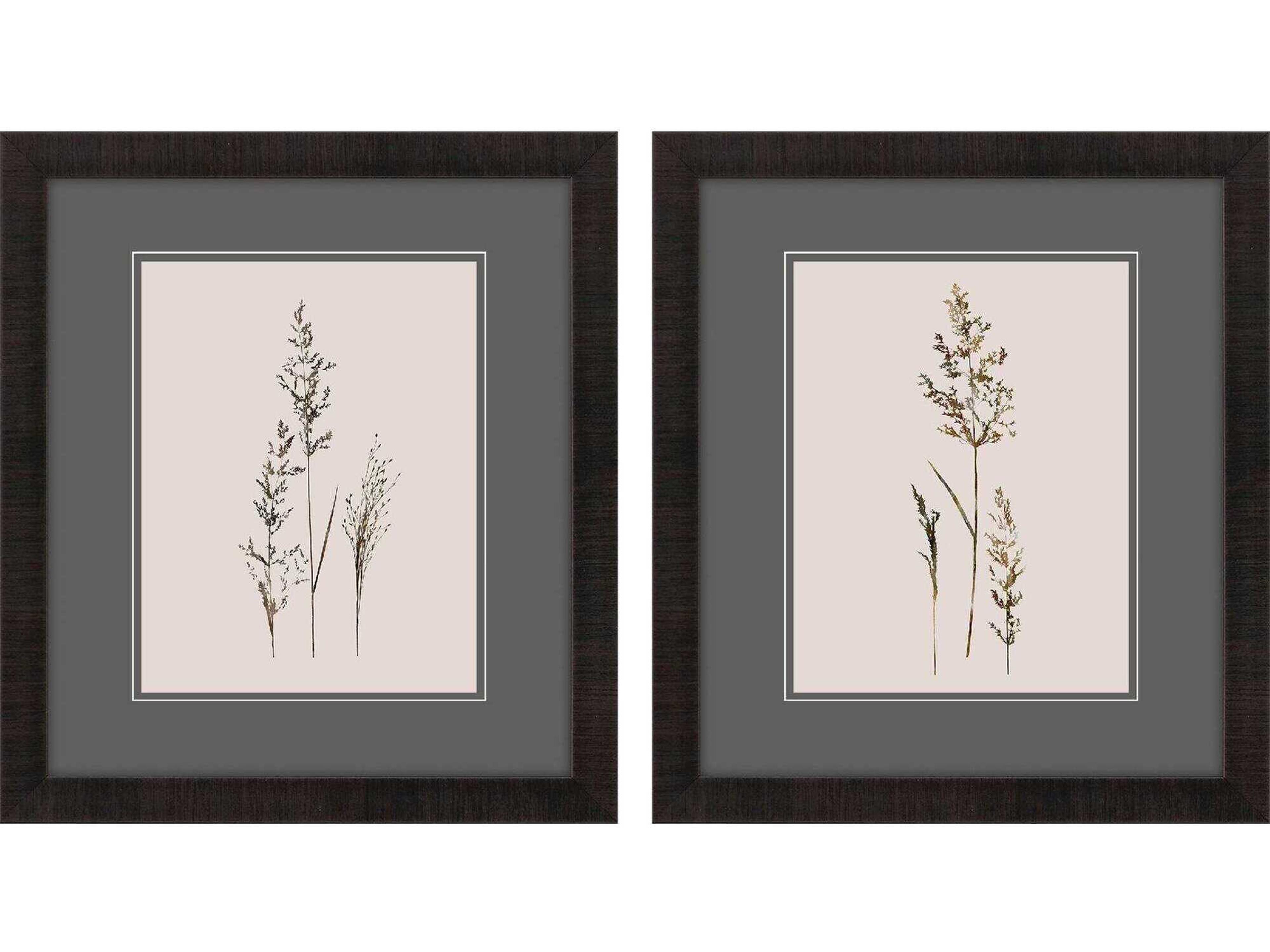Paragon Florals Delicate Stems Wall Art Set of 2