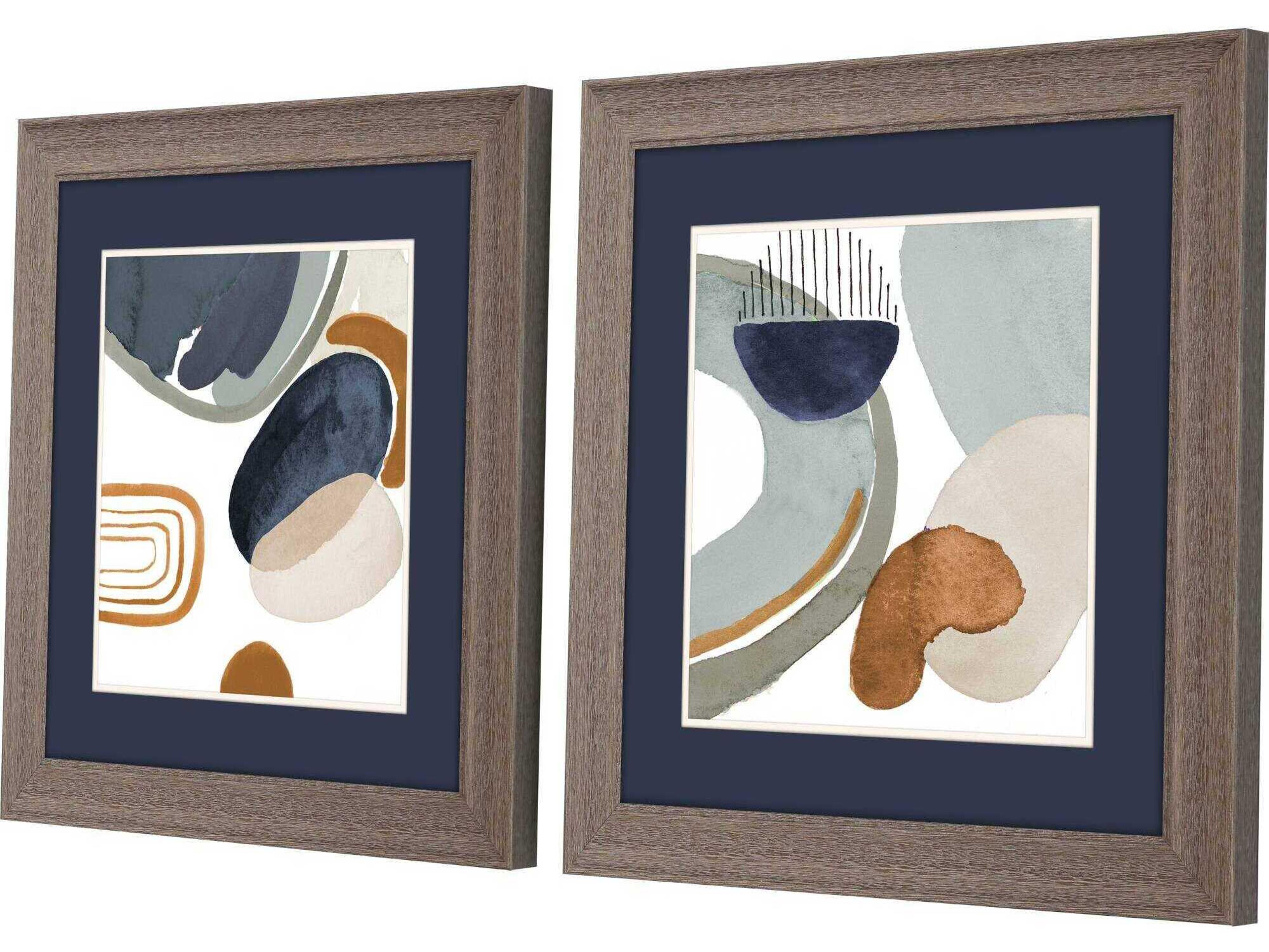Paragon Abstract Hushed Nature Wall Art Set of 2