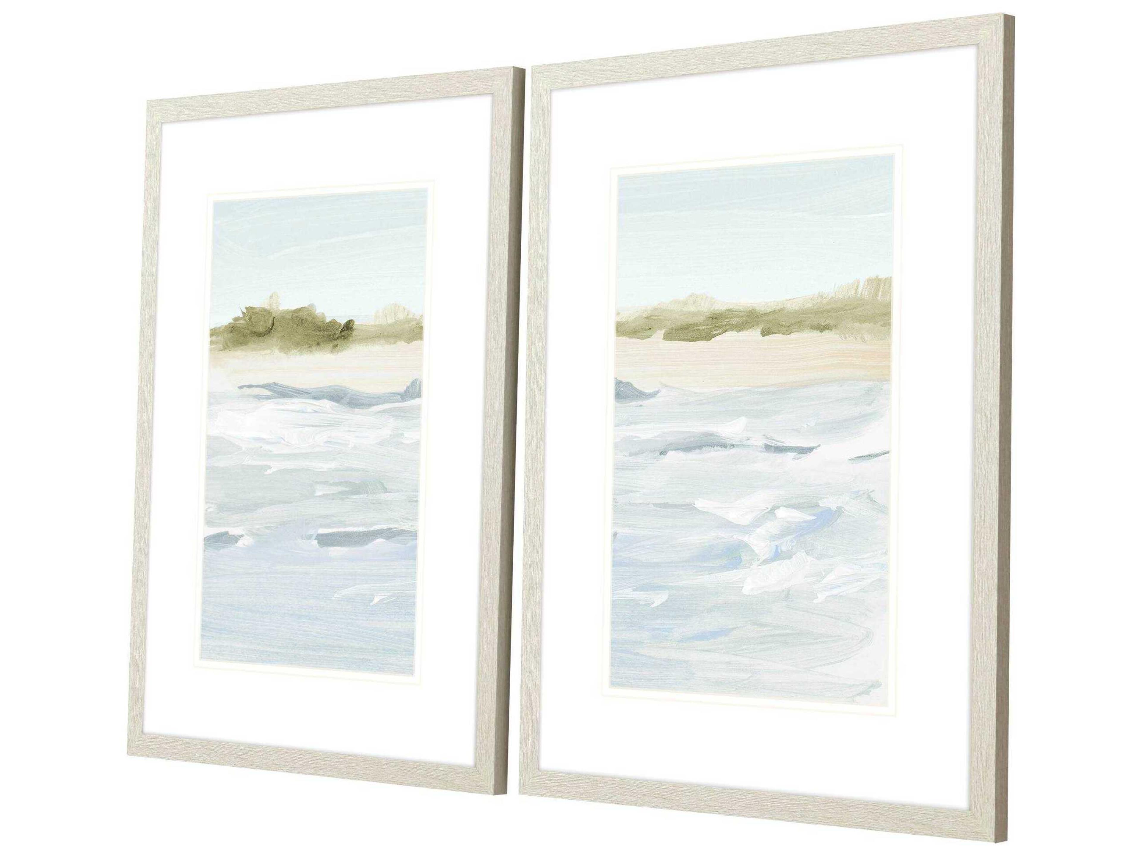 Paragon Waterside View of the Shore Wall Art Set of 2