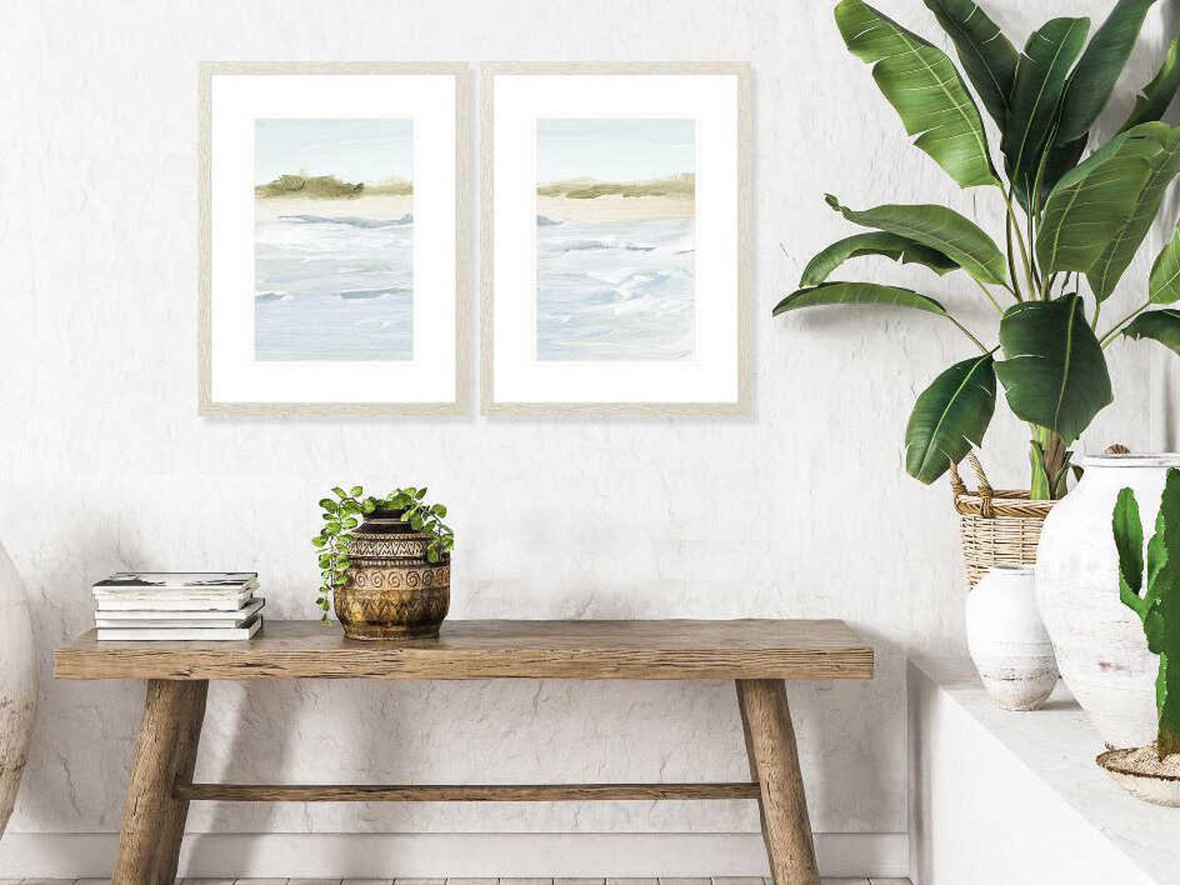Paragon Waterside View of the Shore Wall Art Set of 2