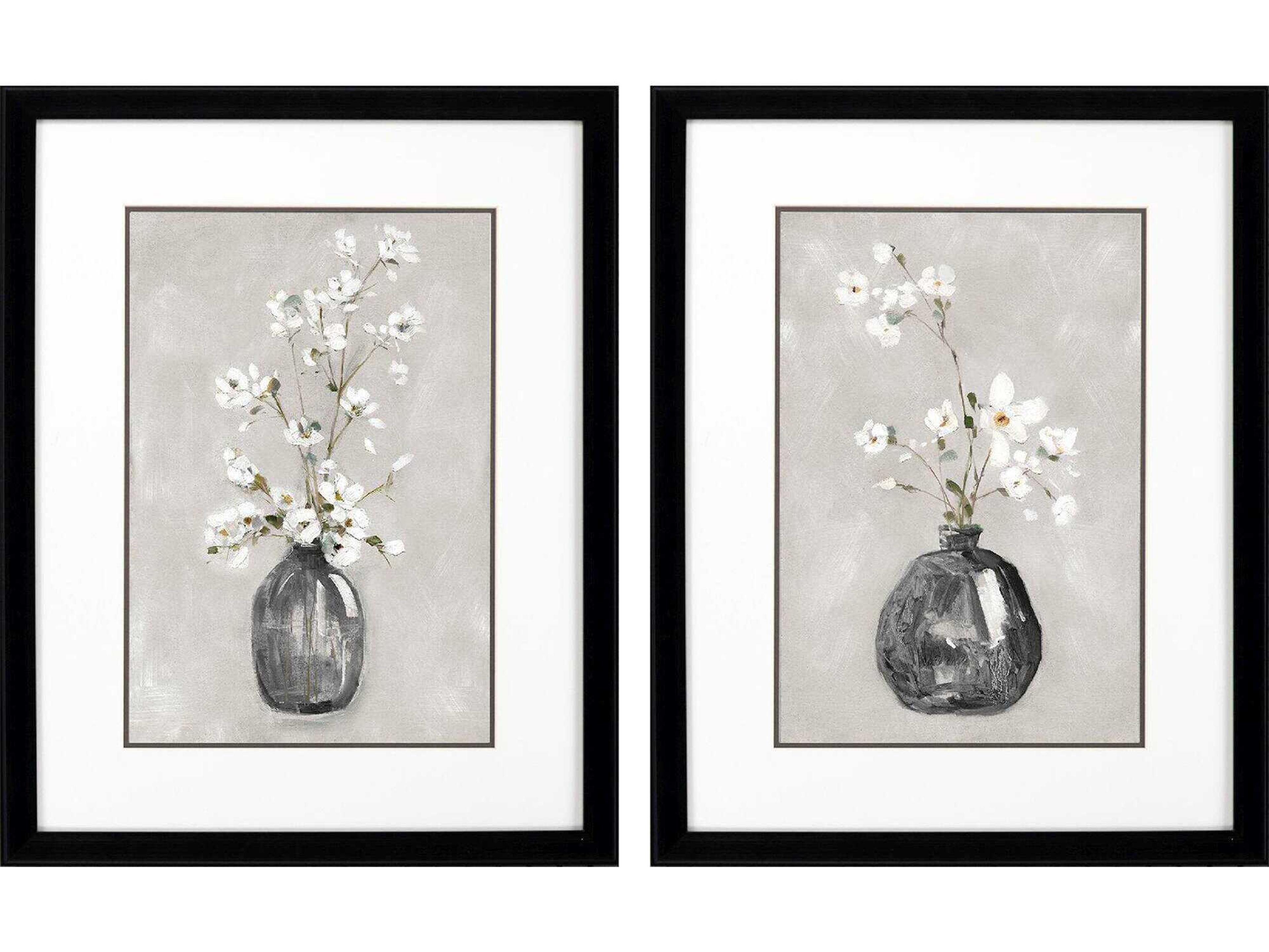 Florals Cottage Spring Wall Art Set of 2