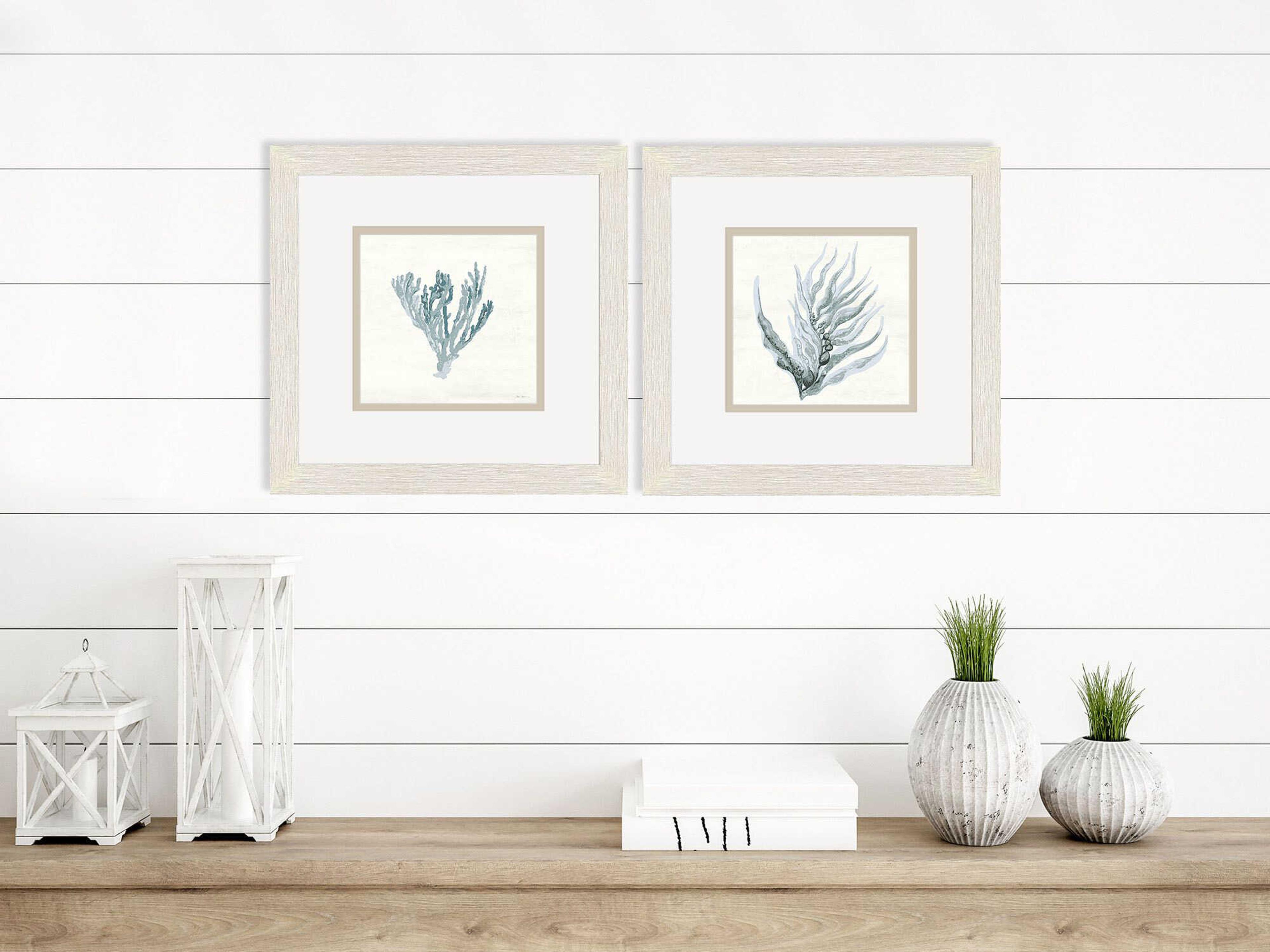 Paragon Waterside Ocean Flora Wall Art Set of 2