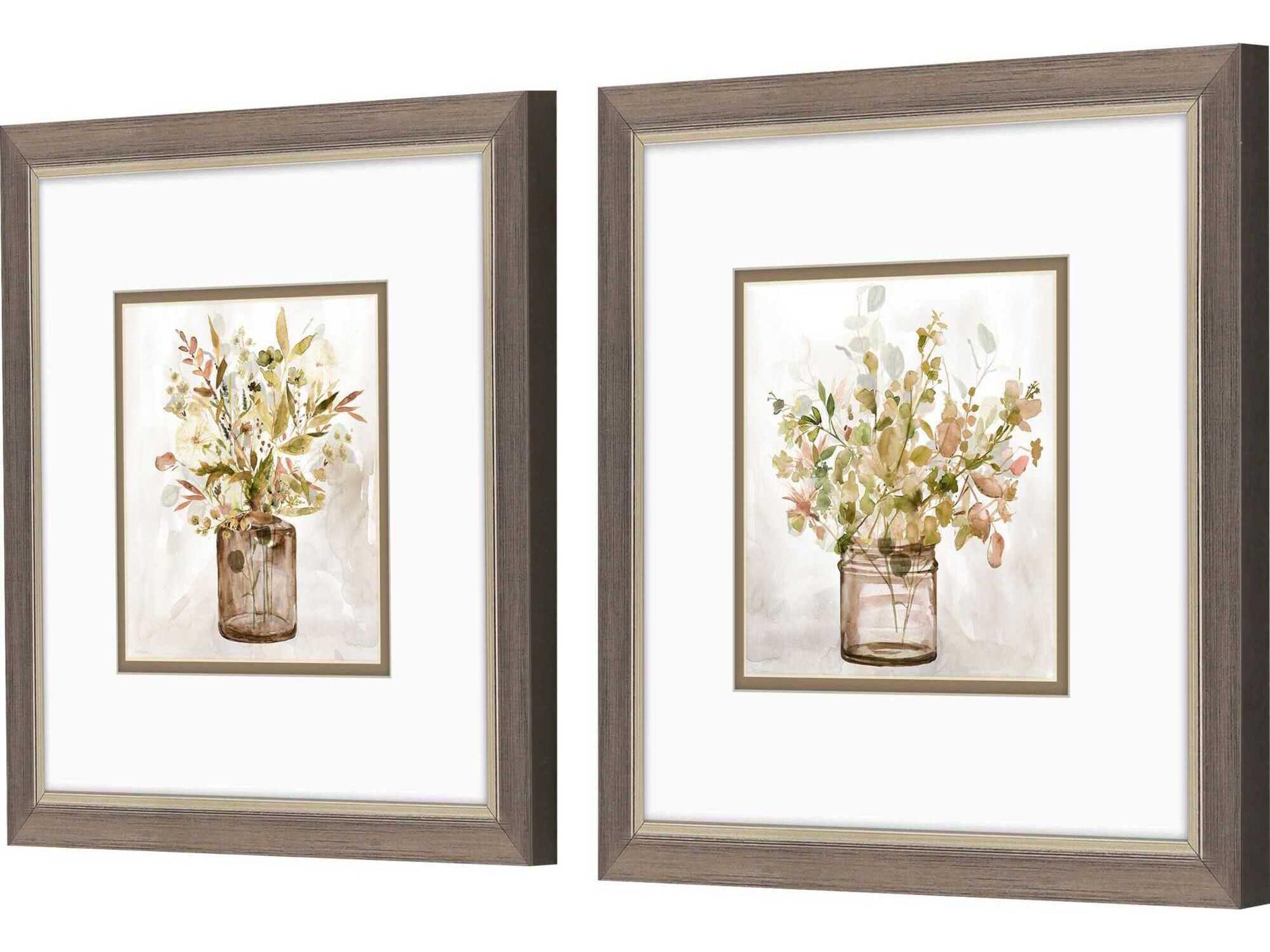 Paragon Florals Earthy Garden Wall Art Set of 2