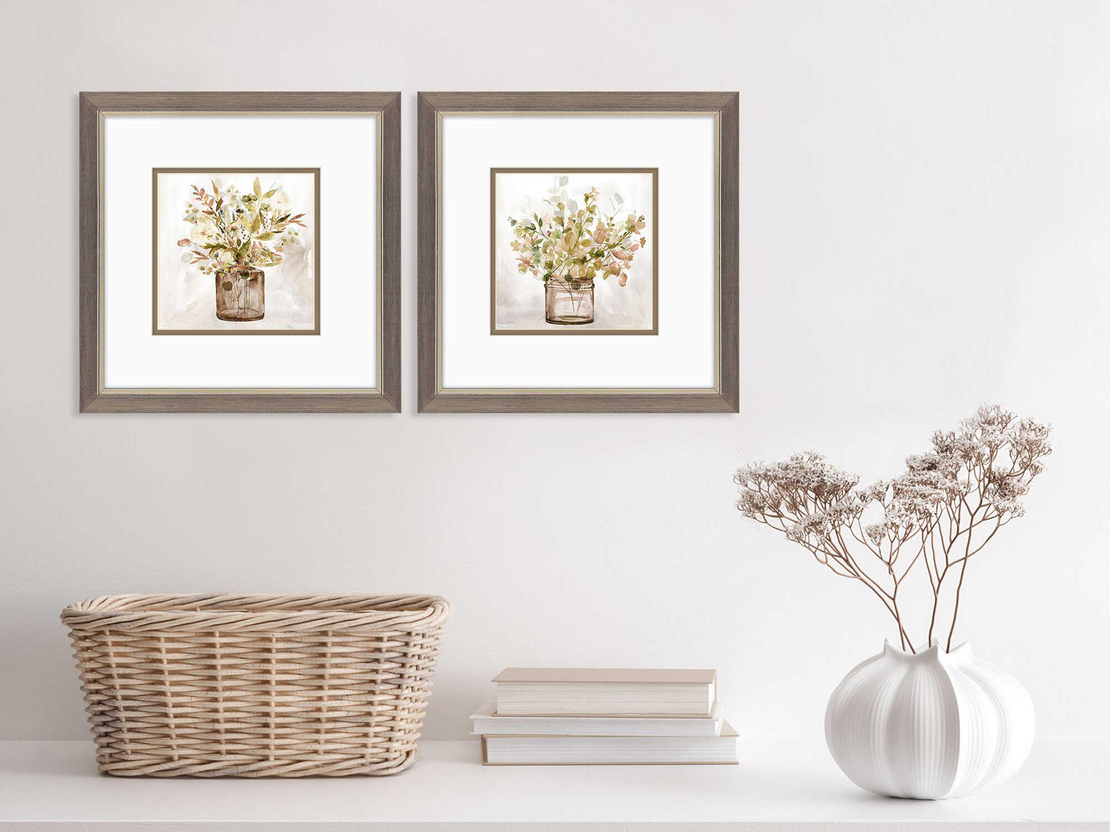 Paragon Florals Earthy Garden Wall Art Set of 2